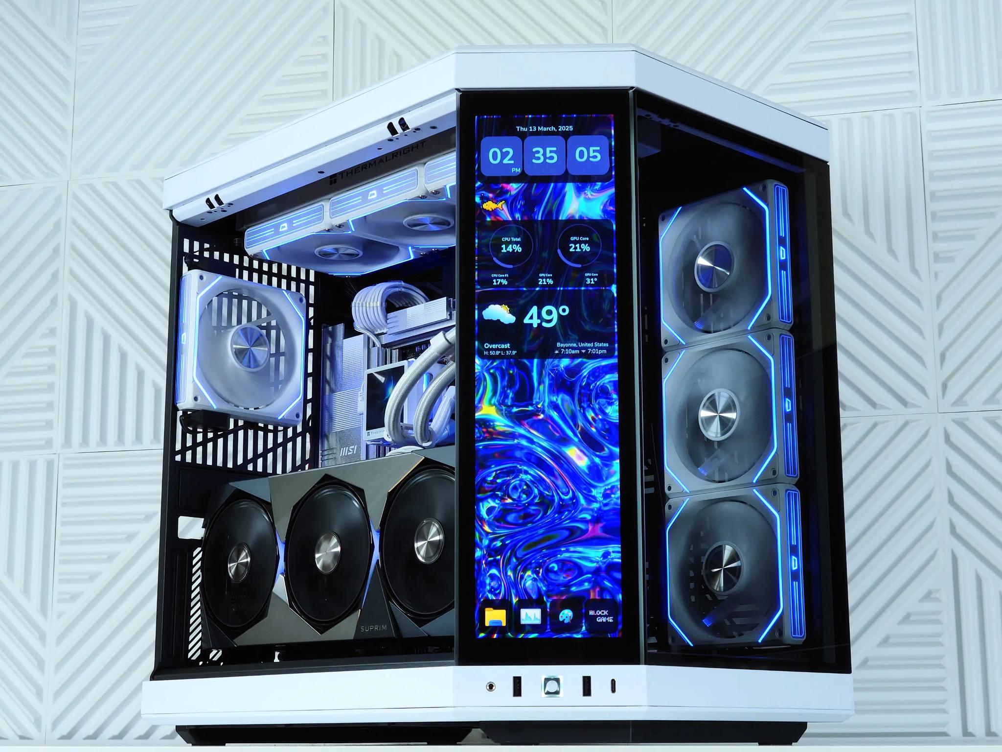 🤩🤍🖤Dream Gaming PC🏆Nvidia RTX 5080 16GB🏆 AMD Ryzen 7 9800X3D 3D V-Cache🏆 32GB DDR5🏆3TB NVME