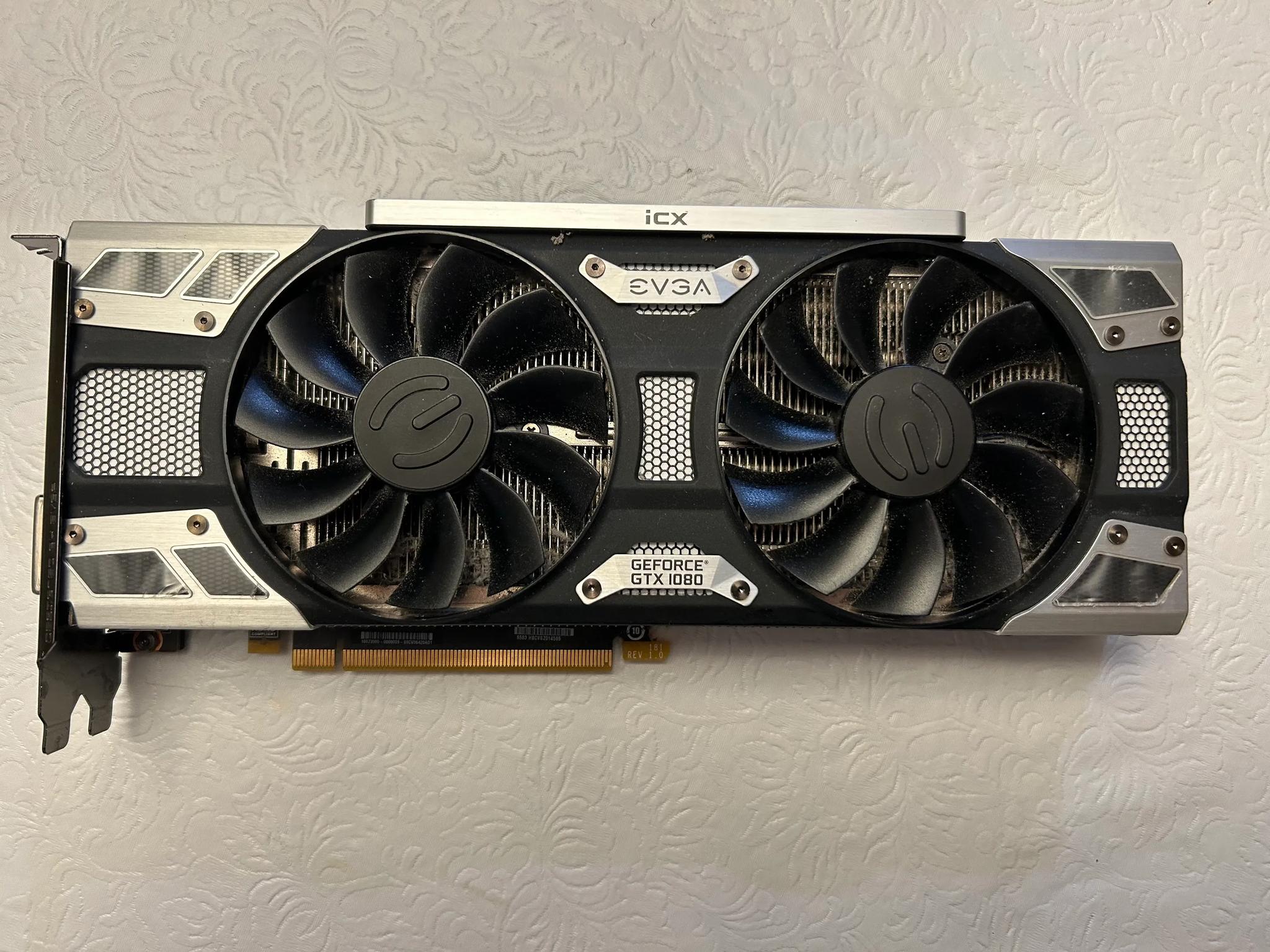EVGA GeForce GTX 1080 SC2 Gaming, 8GB GDDR5X - 08G-P4-6583-KR