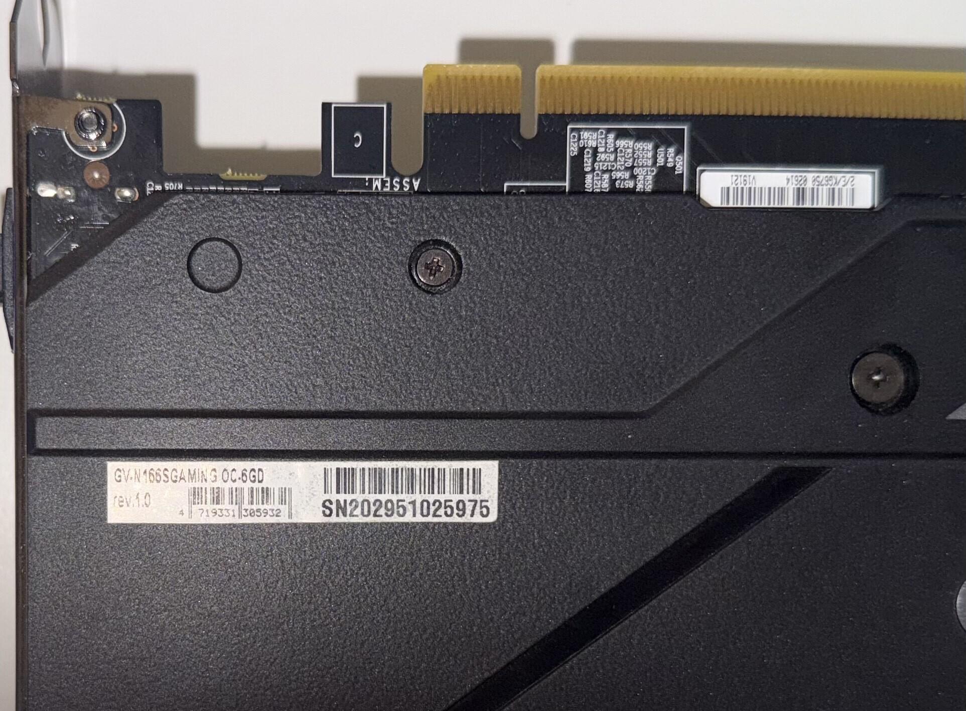 Gigabyte GeForce GTX 1660 SUPER GAMING OC Graphics Card