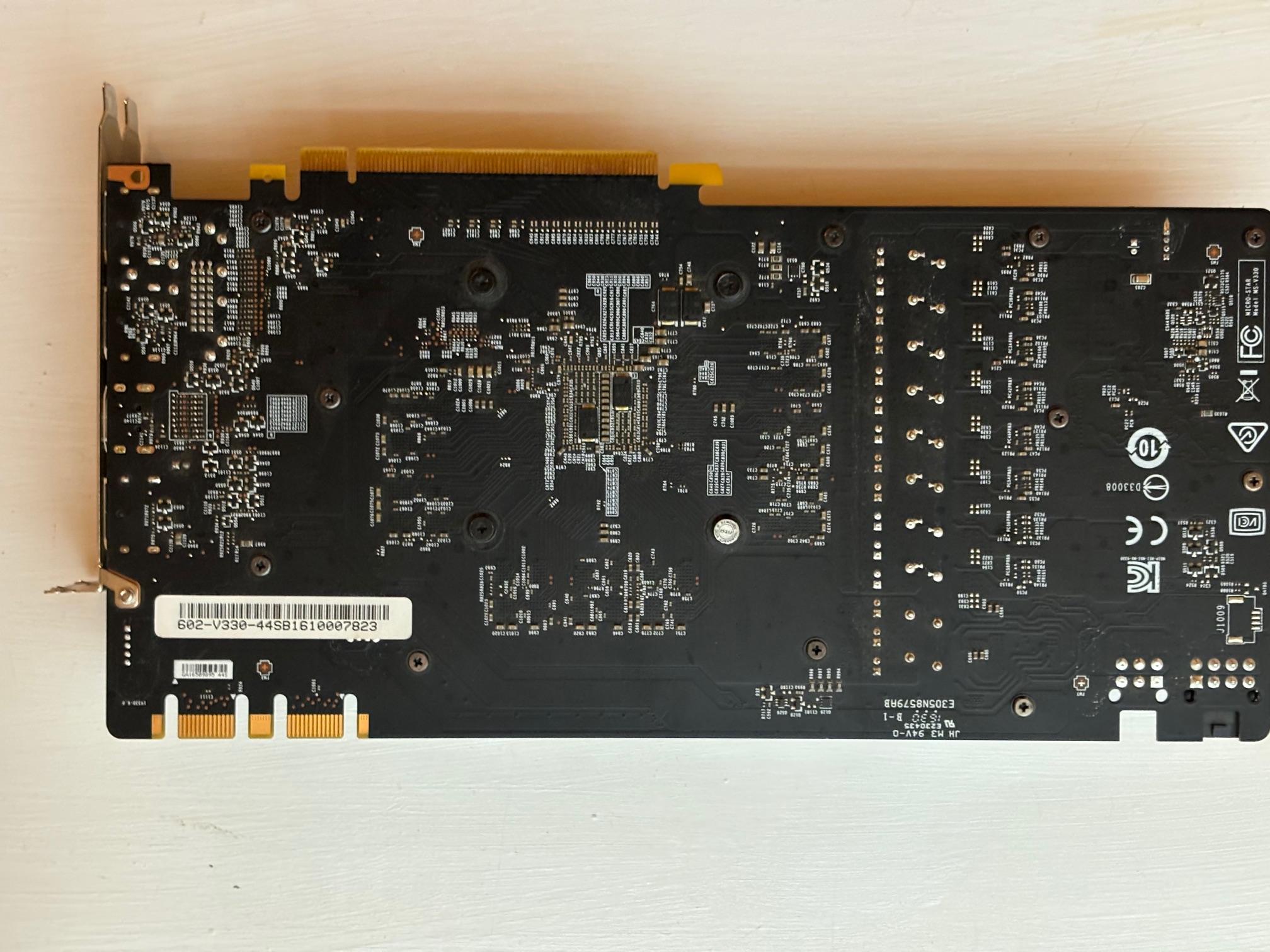 GeForce GTX 1070 ARMOR 8G VRAM OC (MSI)