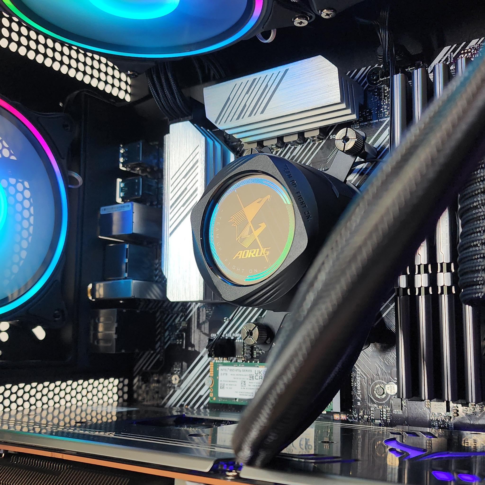 Gaming PC Ryzen 7 5700X3D 32GB RAM 2TB SSD RX 6900 XT 16GB Windows 11 Computer
