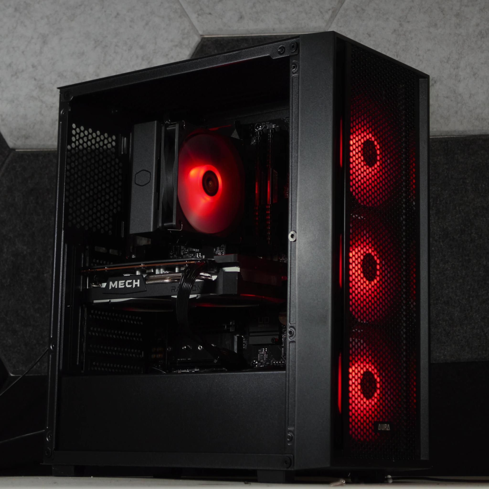 Radeon RX 6600 Custom Gaming PC - Ryzen 3600, 512GB SSD