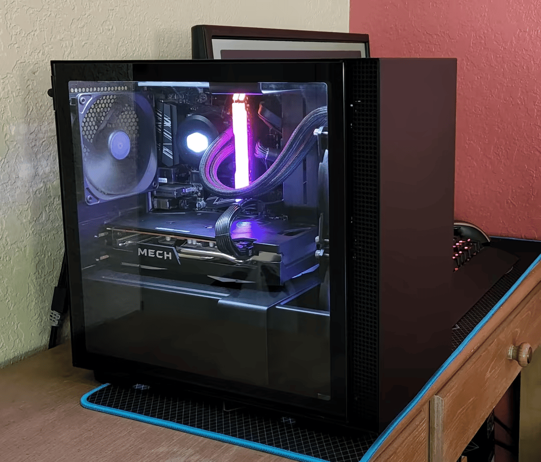 Mini-itx build.  Ryzen 3600, RX 6600.