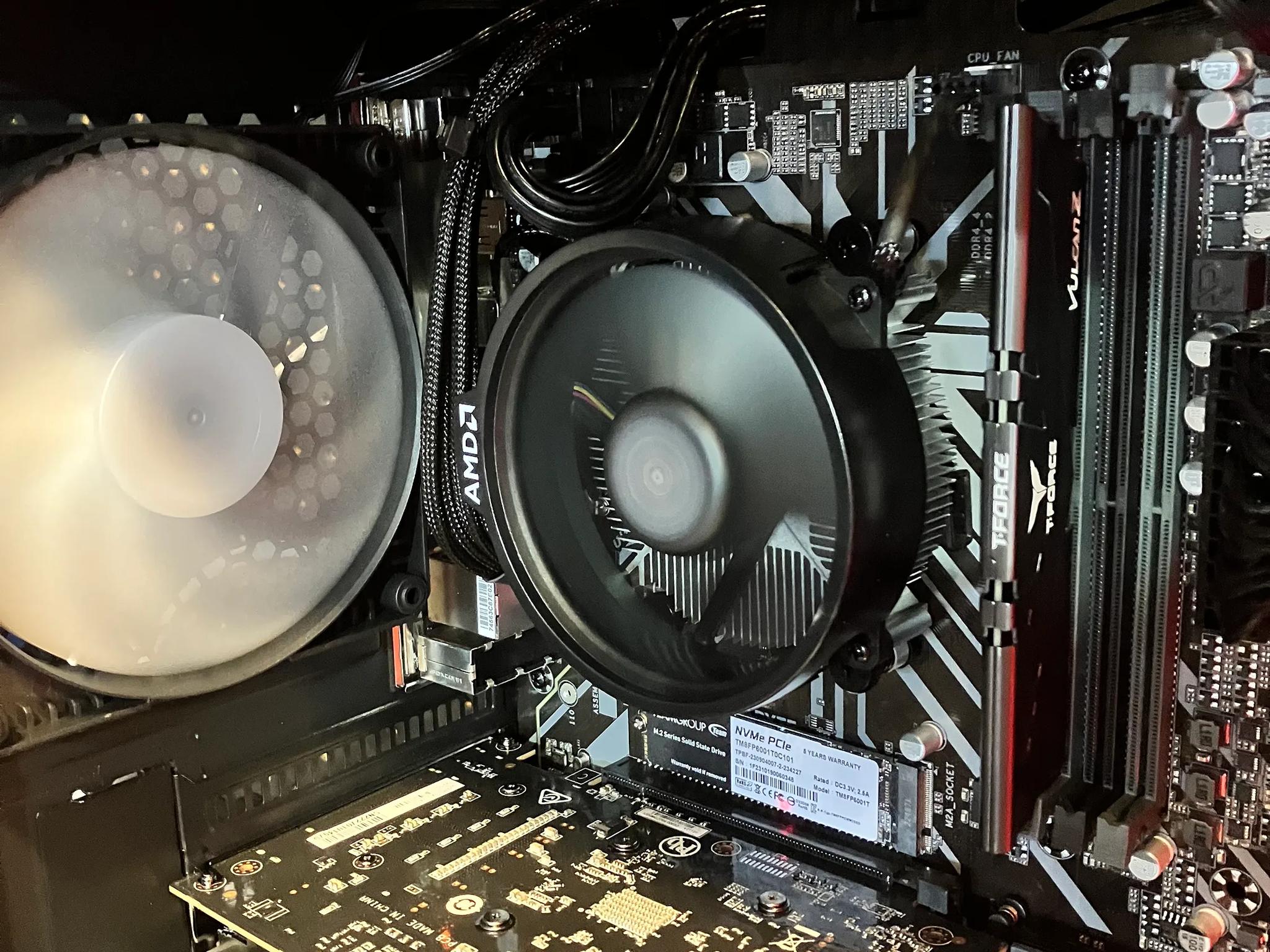 Gaming/Streaming PC W/ Ryzen 5 4500, RX 6500 XT, 1TB SSD, Windows 11 Pro