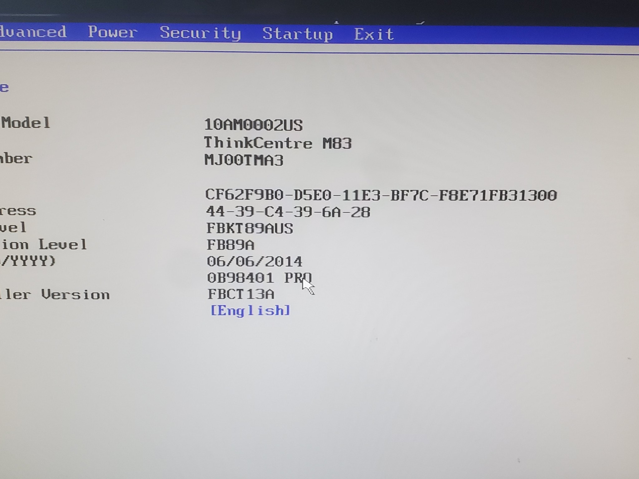 Lenovo Thinkcentre M83 SFF PC, Celeron G1840 2C/2T, 8Gb RAM, 1Tb HDD, iGPU