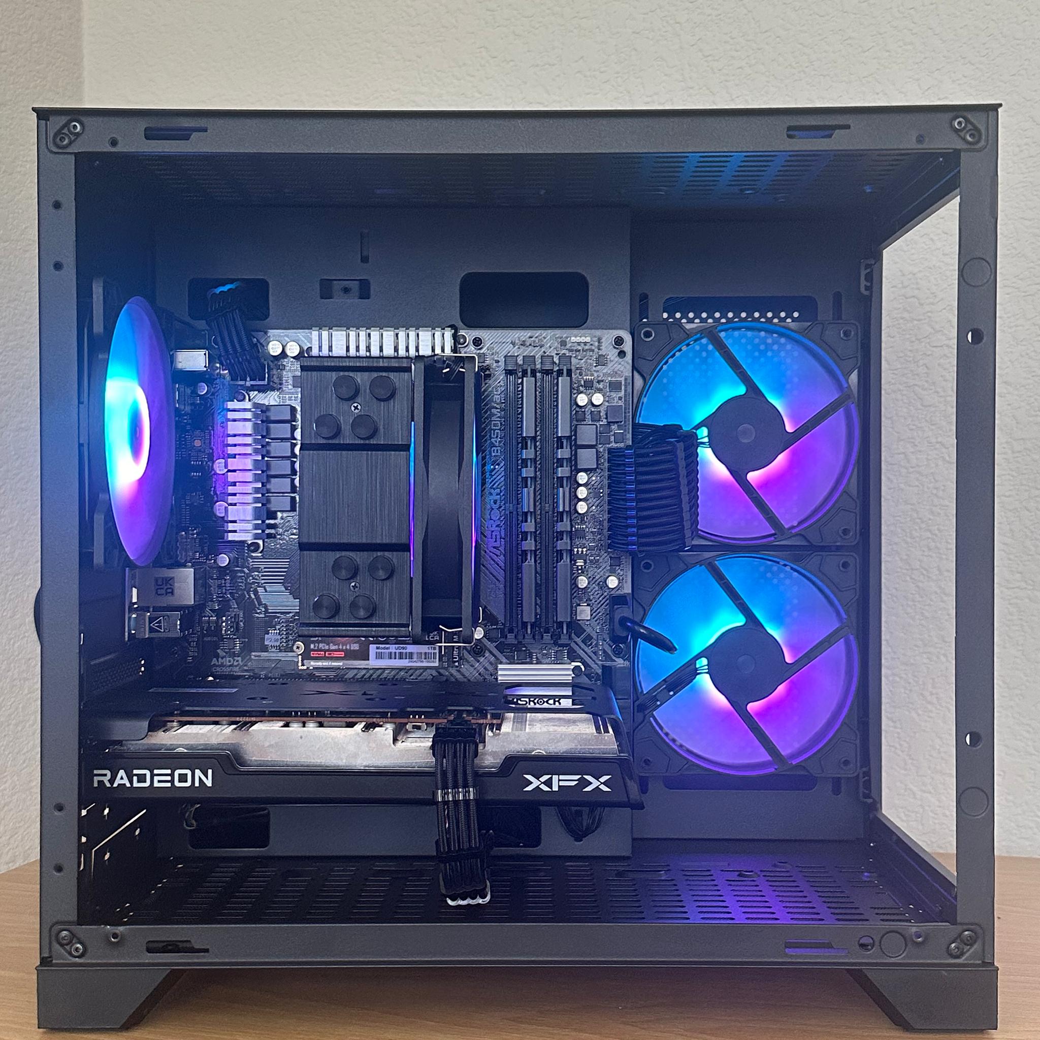 RYZEN - RADEON Mid Range Gaming PC | Ryzen 5 5500 6C/12T - Radeon RX 6600 8GB | 1TB M.2 SSD Gen 4.0