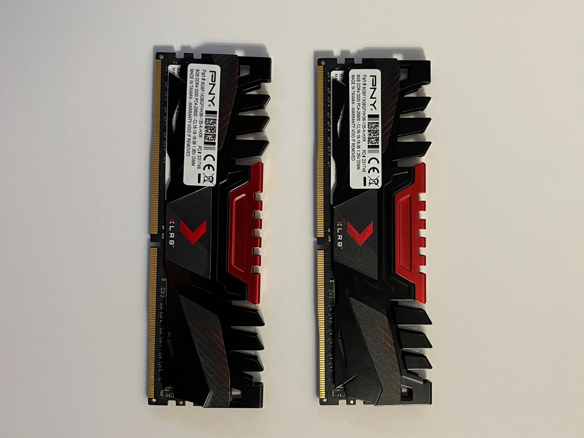 16gb PNY 3200mhz CL 16 DDR4 Ram