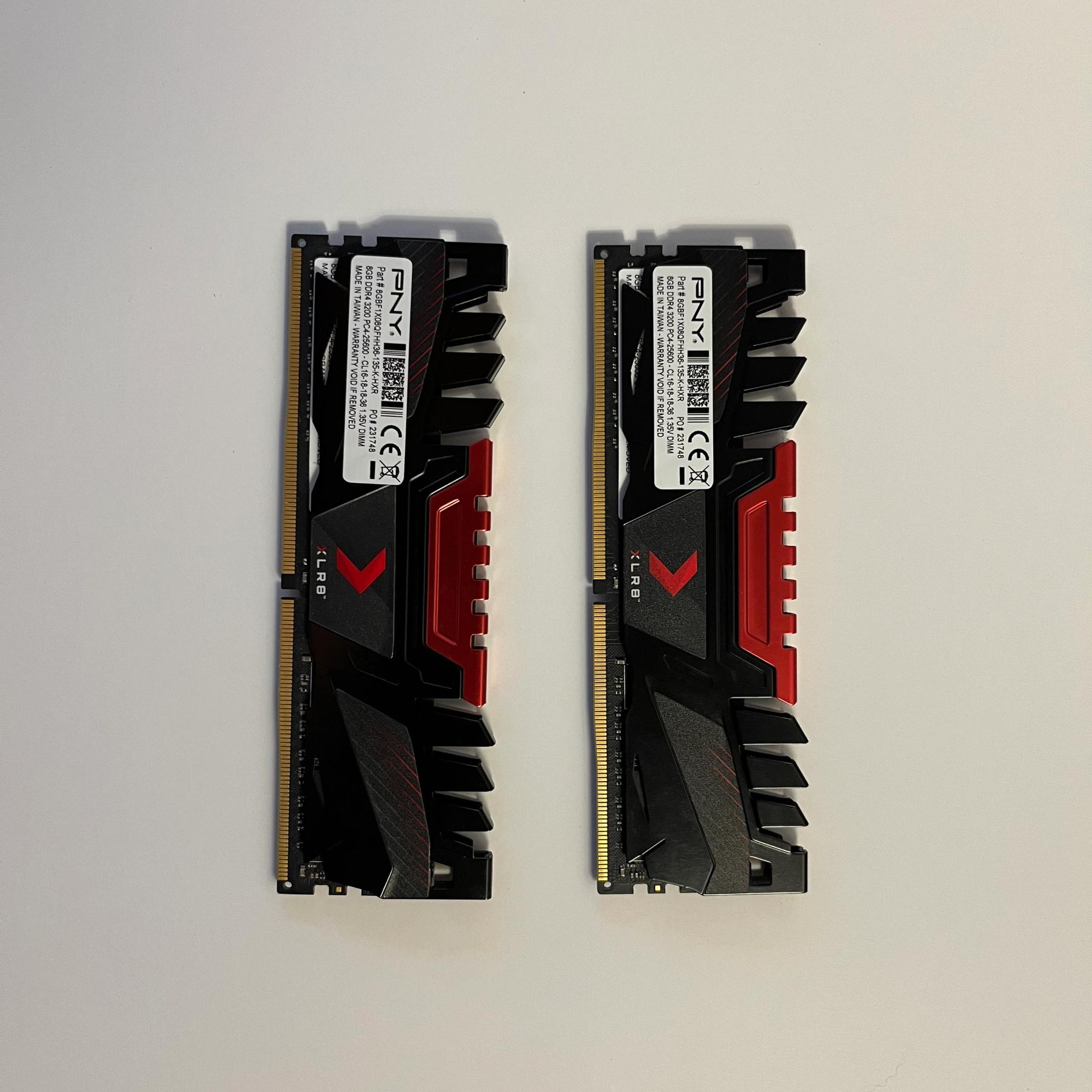 16gb PNY 3200mhz CL 16 DDR4 Ram