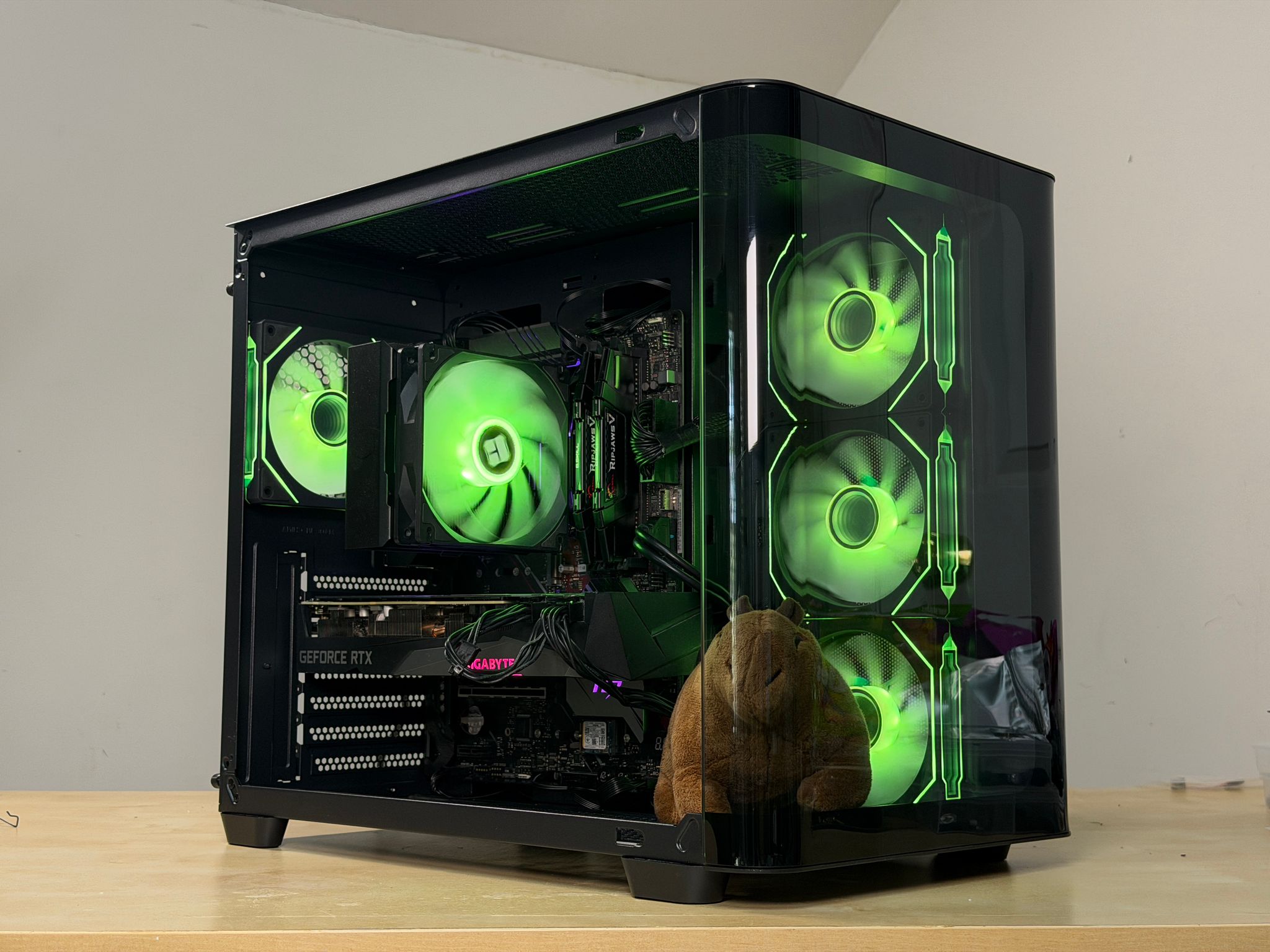 🖤♠️ 1440p Black Gaming PC ♠️🖤 RTX 3070 | Ryzen 5 5500 | 16gb RAM | 500gb NVME SSD | Wifi + BT