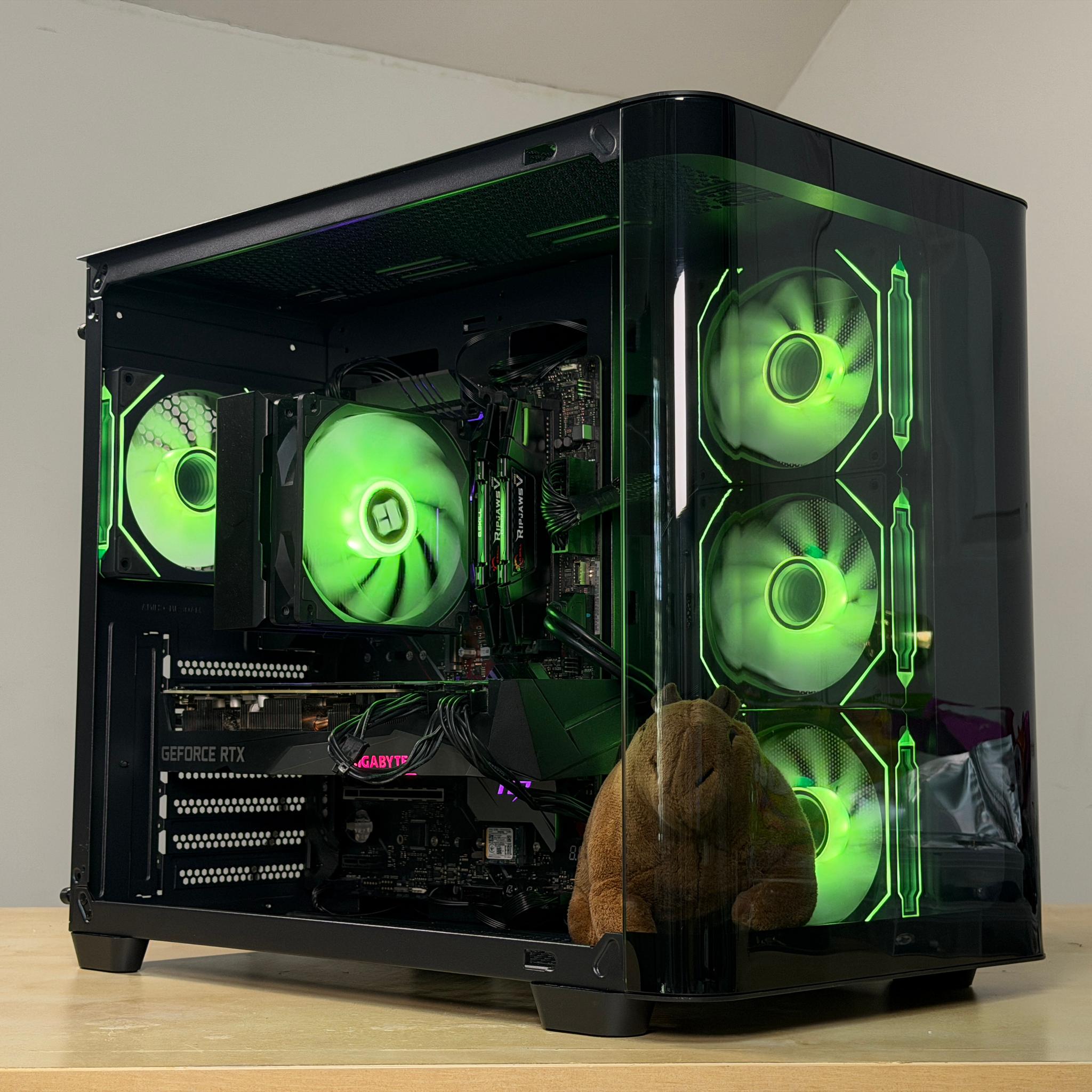 🖤♠️ 1440p Black Gaming PC ♠️🖤 RTX 3070 | Ryzen 5 5500 | 16gb RAM | 500gb NVME SSD | Wifi + BT
