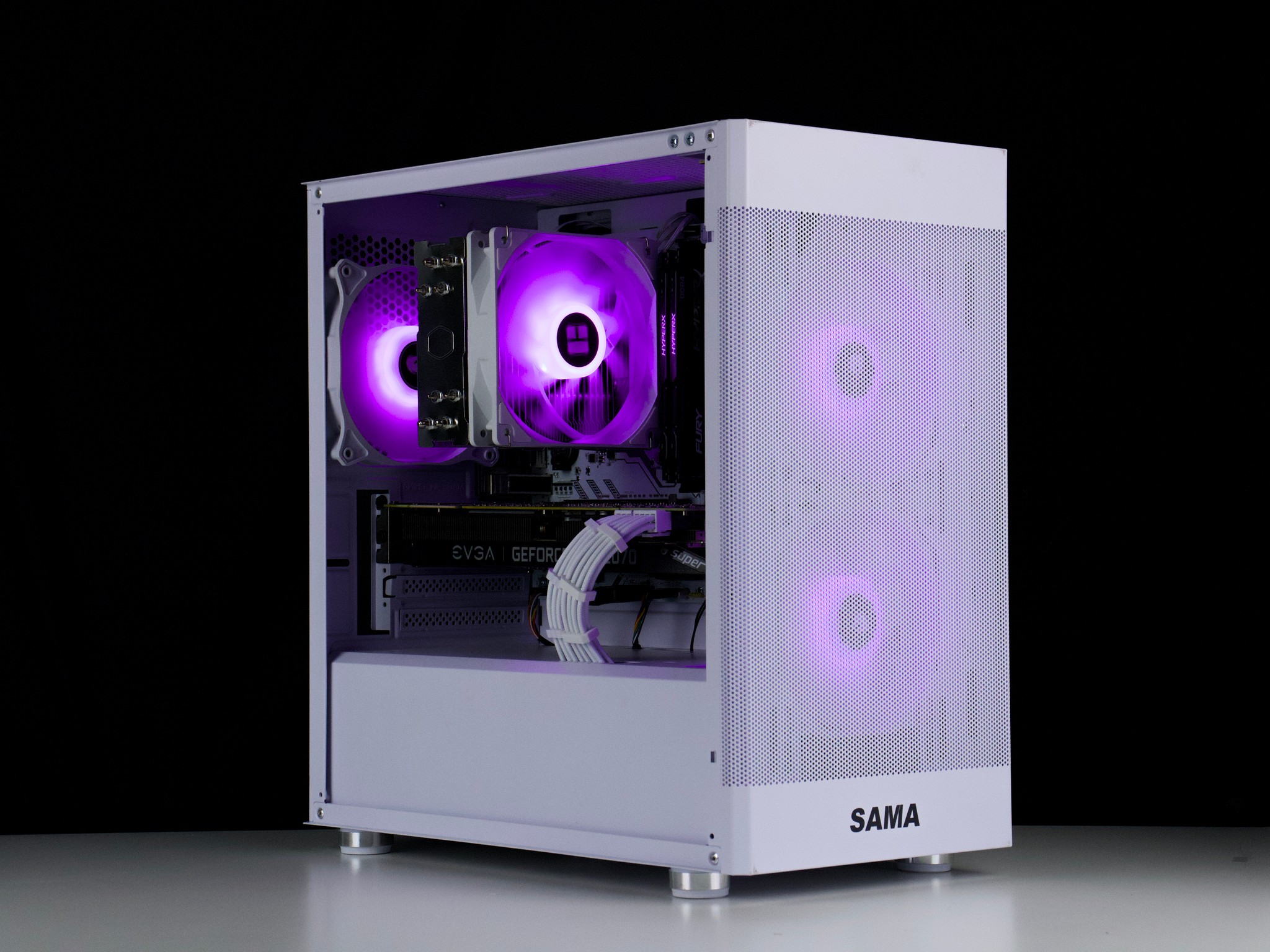 🧊❄️🧊 White Gaming PC – RTX 2070 Super , Ryzen 5 5500, 16GB RAM, 500GB SSD 🧊❄️🧊