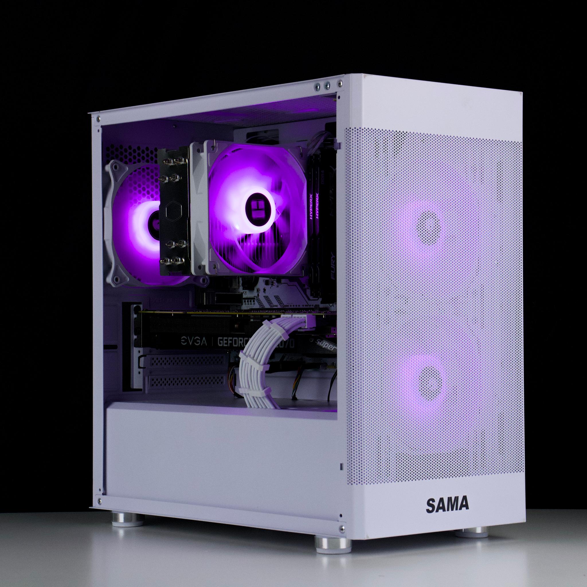 🧊❄️🧊 White Gaming PC – RTX 2070 Super , Ryzen 5 5500, 16GB RAM, 500GB SSD 🧊❄️🧊