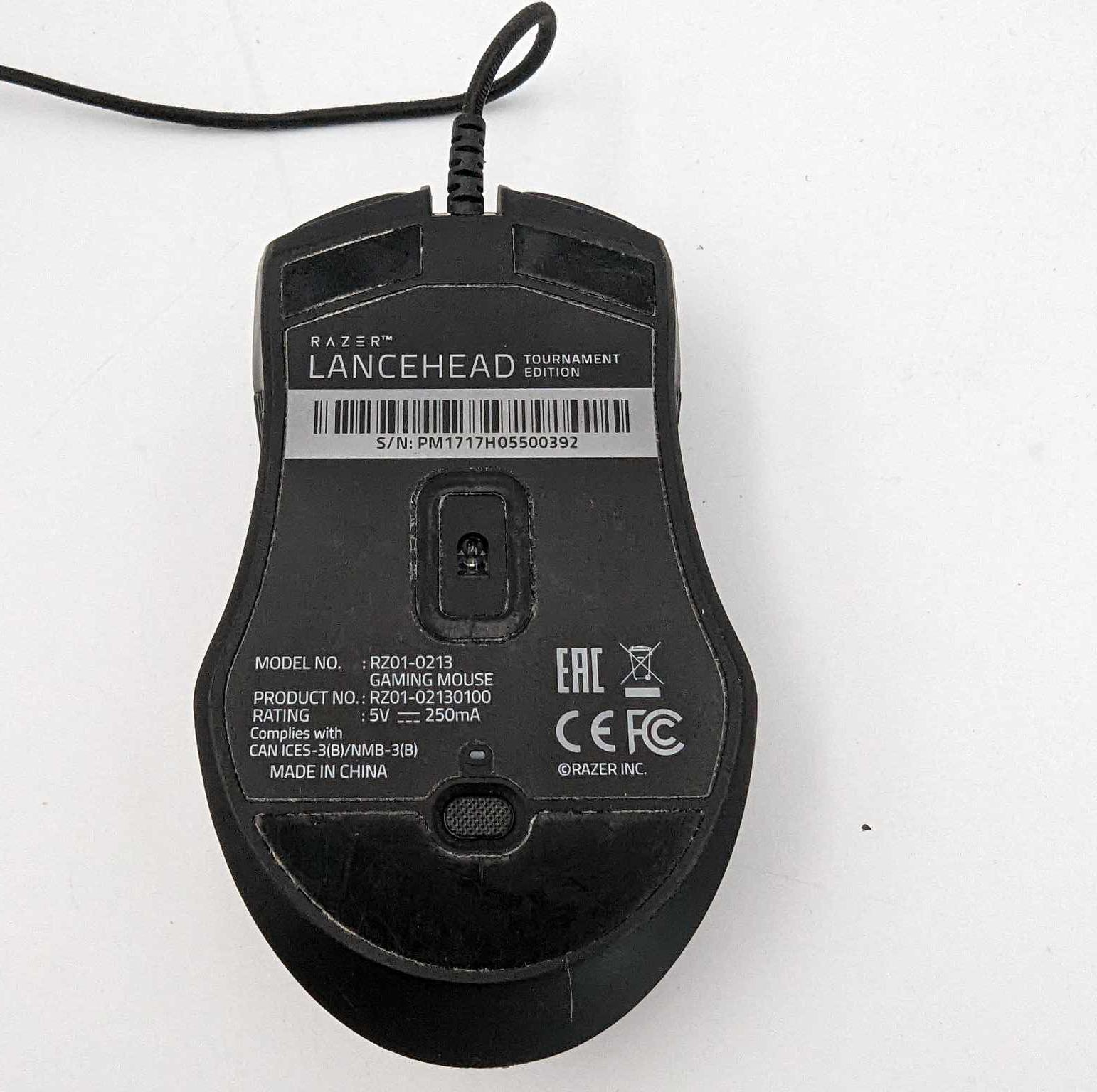 Razer Lancehead wired gaming mouse