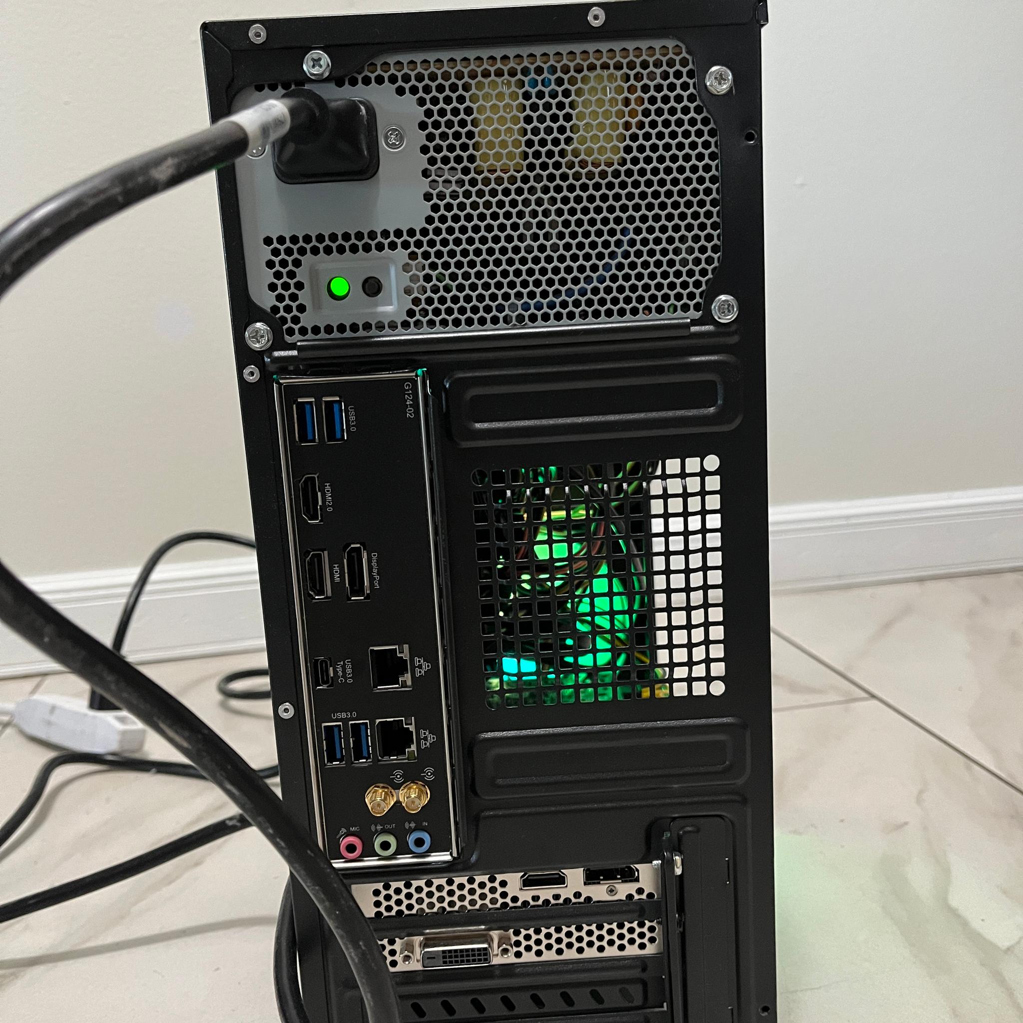 NVIDIA RTX 2060 Super, Intel Core i3-9100f, 16GB RAM, 1 TB Storage - Small Gaming PC w/ Wi-Fi & BT