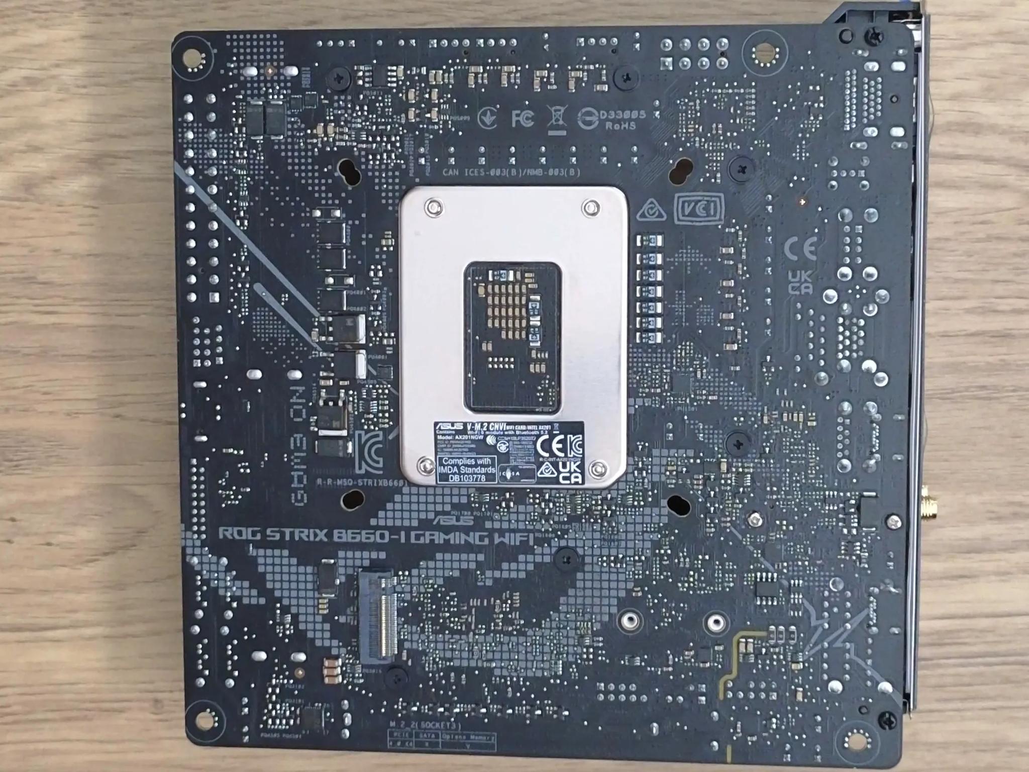 ASUS B660-I ROG Strix Gaming WiFi D5 Intel LGA 1700 Mini-ITX Motherboard