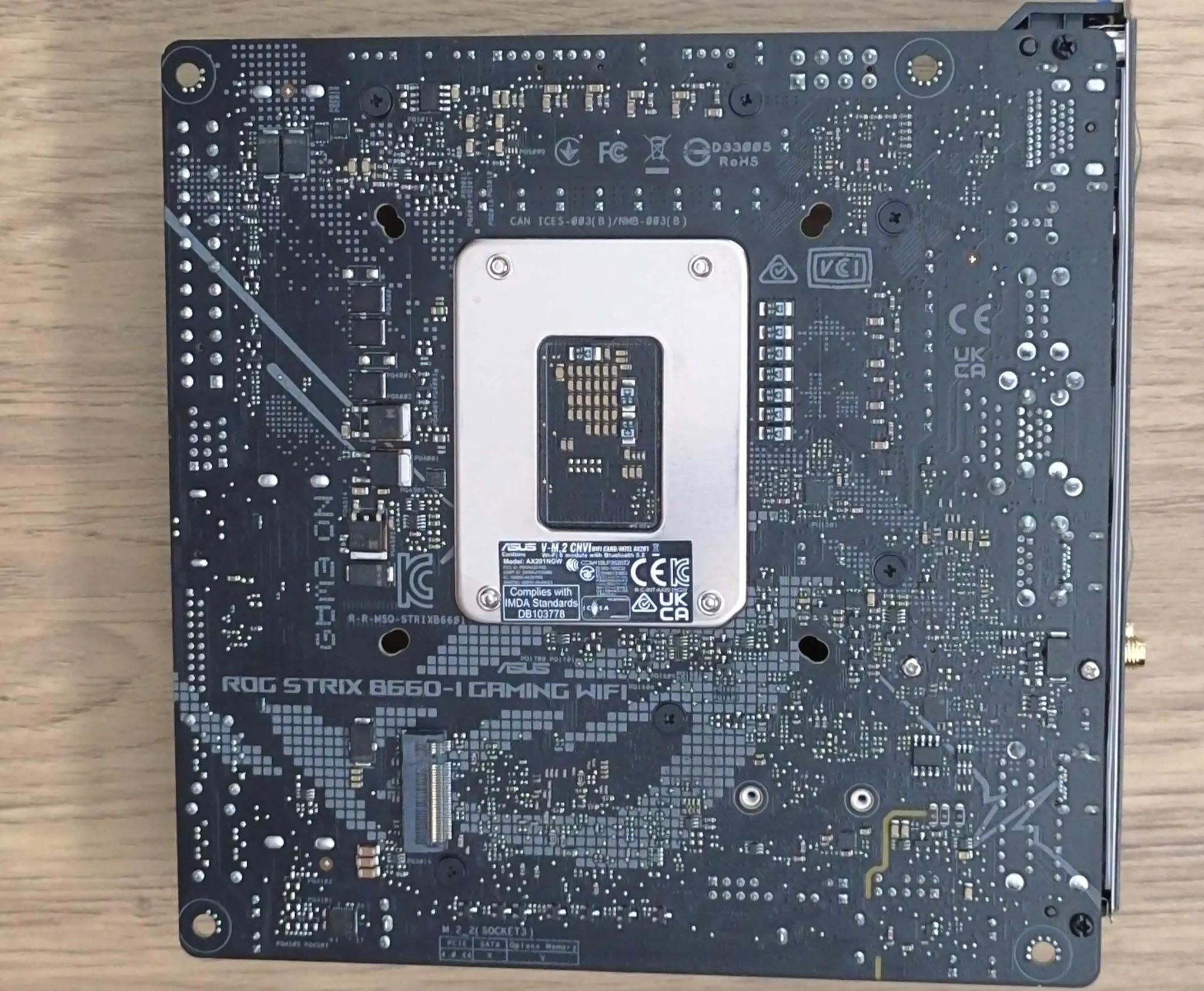 ASUS B660-I ROG Strix Gaming WiFi D5 Intel LGA 1700 Mini-ITX Motherboard