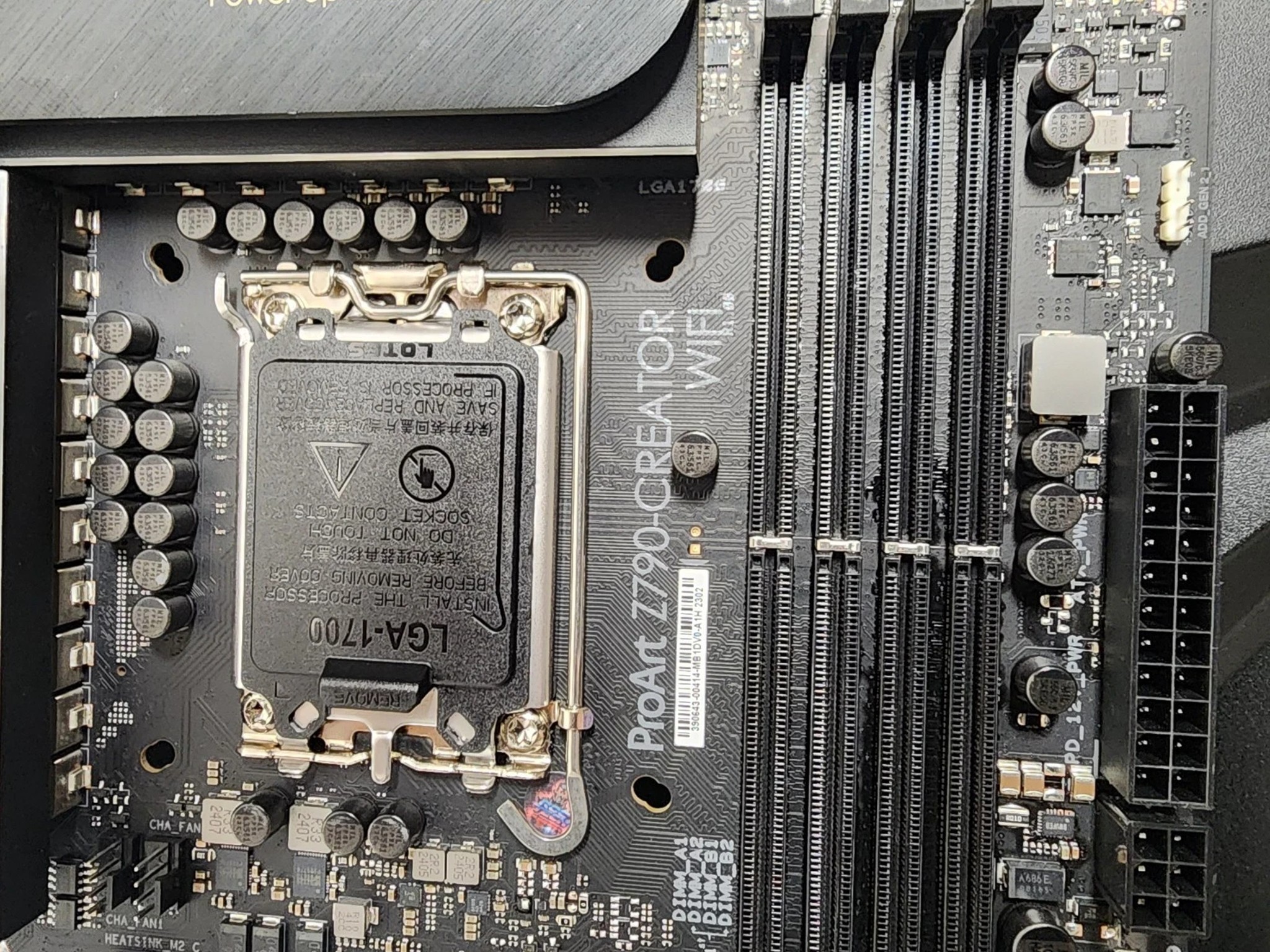 UPDATED BIOS ASUS PROART Z790-CREATOR WIFI LGA1700 DDR5 ATX MOTHERBOARD