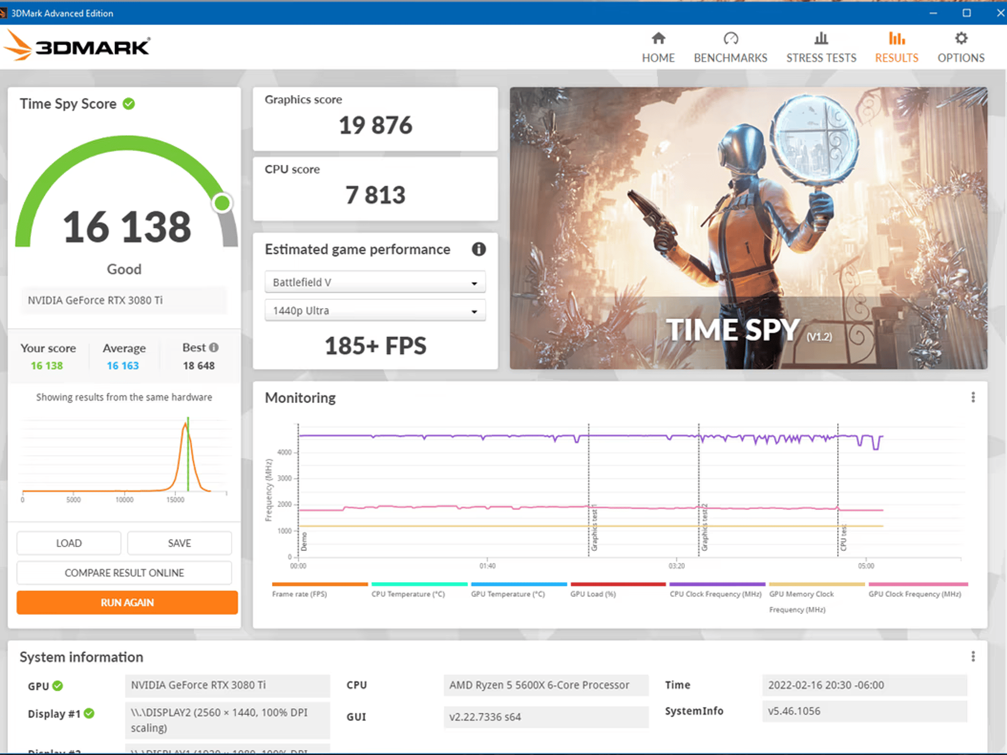 EVGA GeForce RTX 3080 Ti FTW3 ULTRA GAMING 12GB 12G-P5-3967-RX