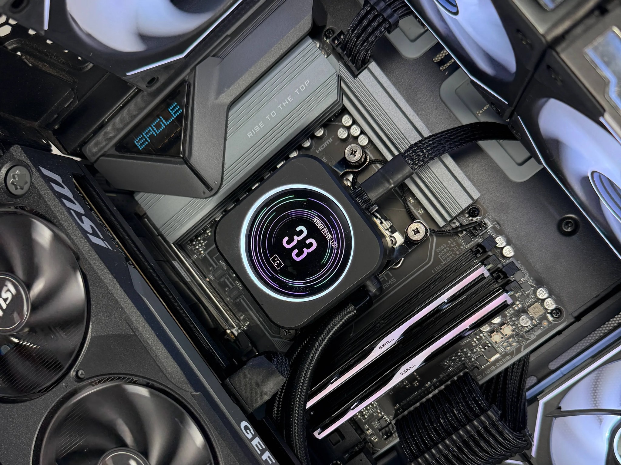 🧊ICEVEIL🧊    | 4k Streaming PC | Ryzen 7 9800X3D | MSI RTX 5070 Ti | 64GB DDR5 6000MHz