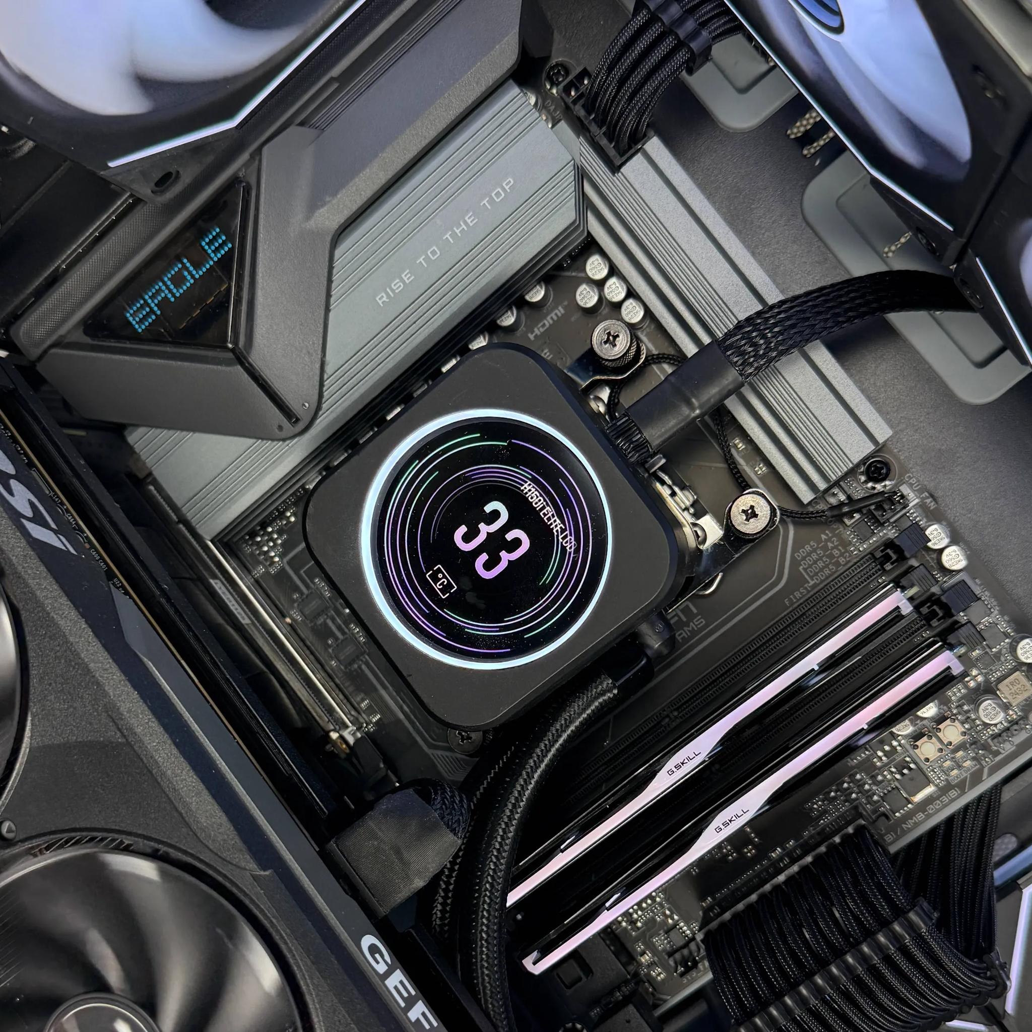 🧊ICEVEIL🧊    | 4k Streaming PC | Ryzen 7 9800X3D | MSI RTX 5070 Ti | 64GB DDR5 6000MHz