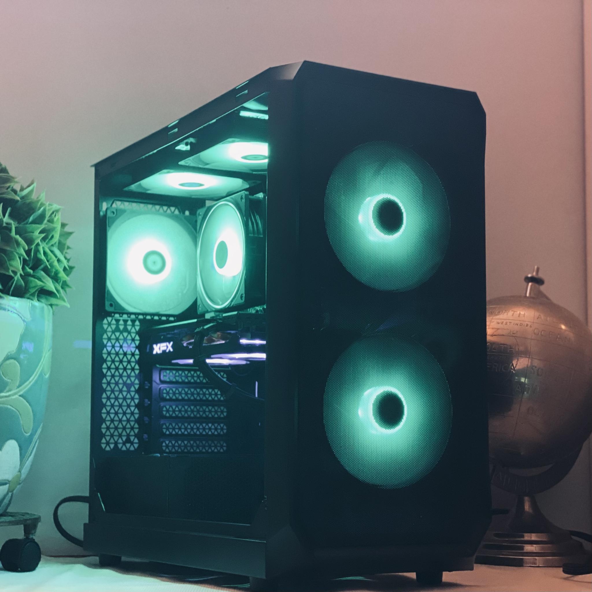 ⚫️1080p Gaming pc ⚡️| Intel Core I57600 |XFX RX 470 4GB| 16GB DDR4 RAM|  800GB SSD| Windows 11 PRO