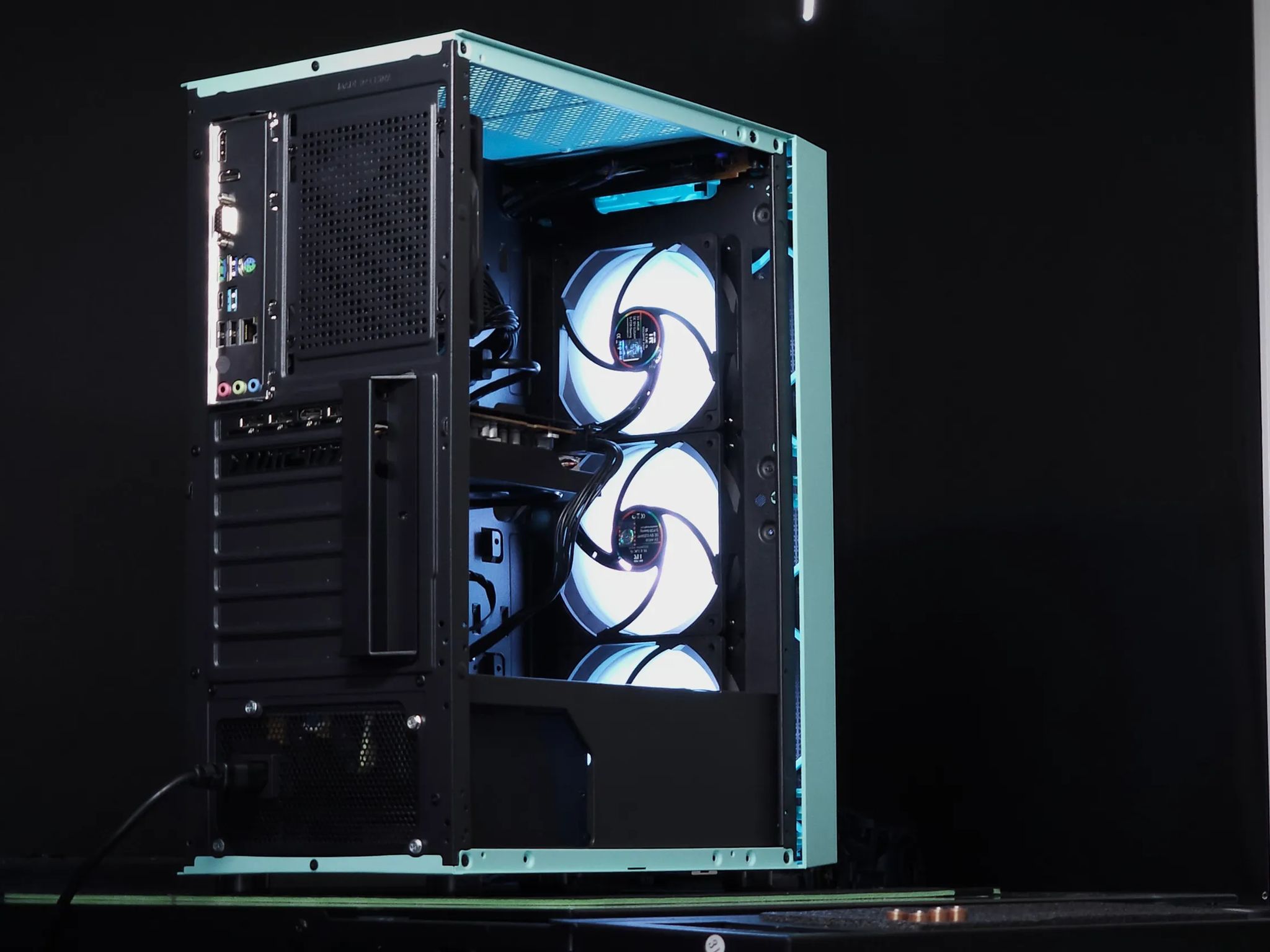 🌊Aqua💠 I5 12600KF/ RX 7600 Gaming PC Computer