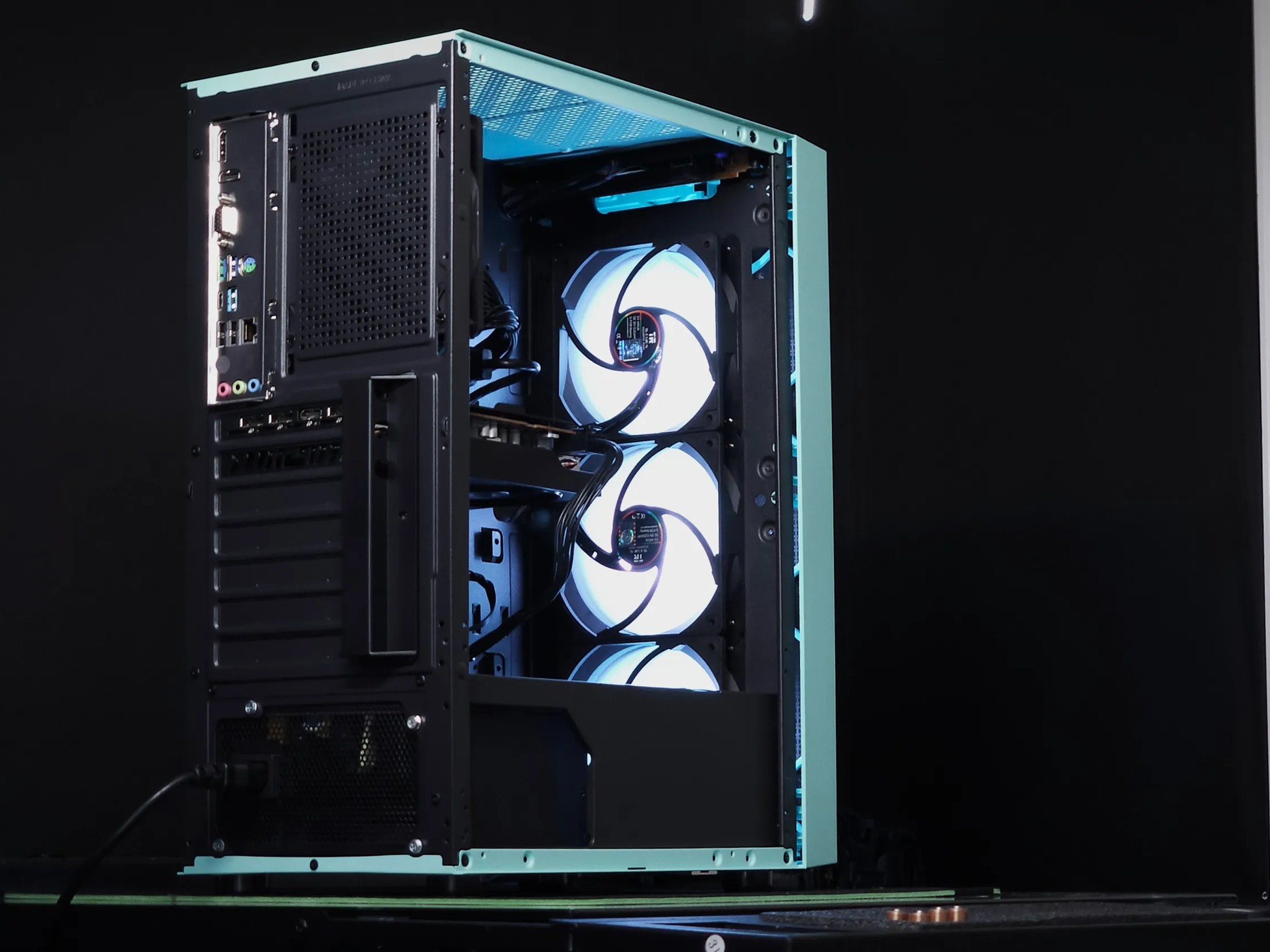 🌊Aqua💠 I5 12600KF/ RX 7600 Gaming PC Computer