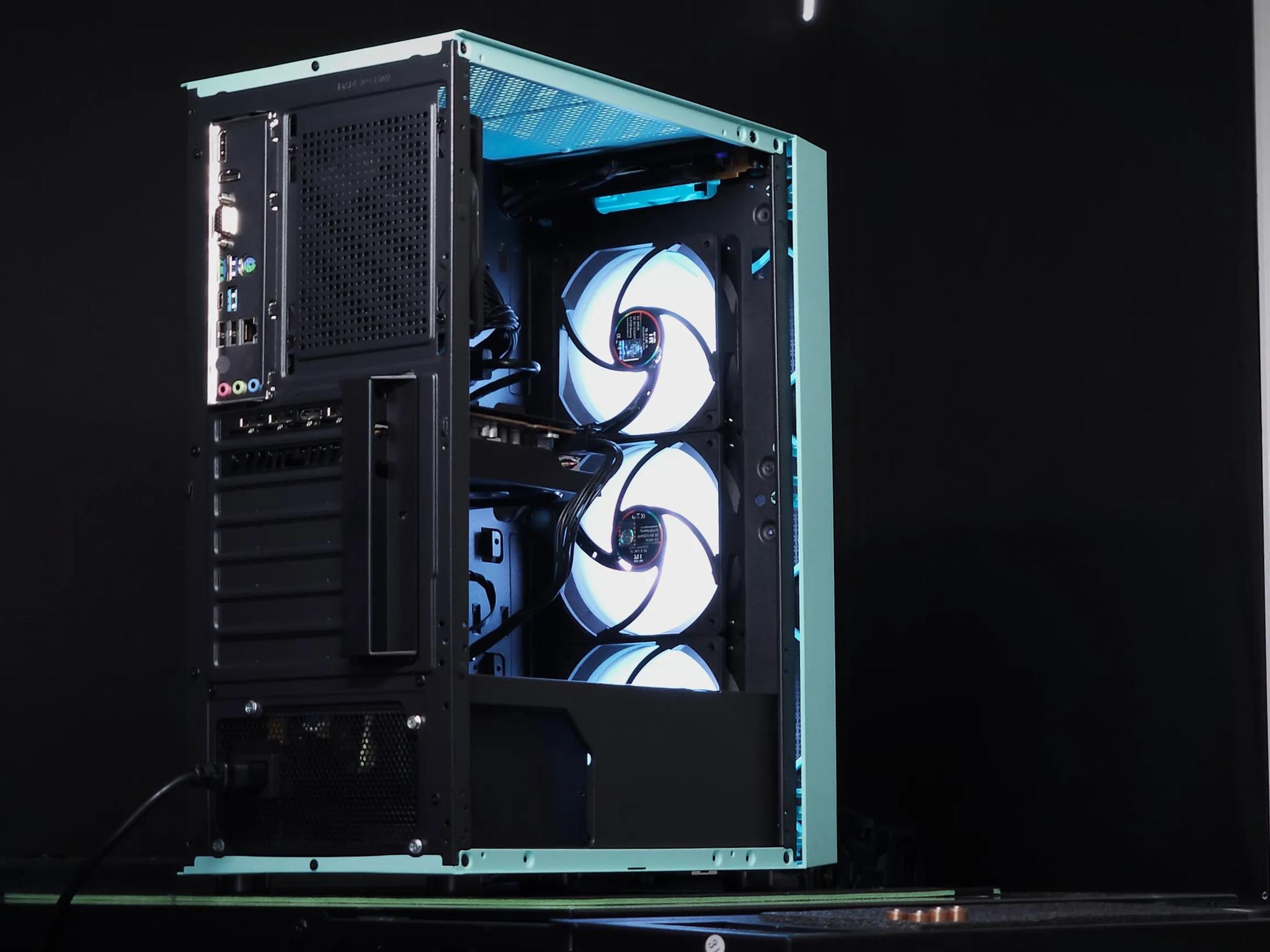 🌊Aqua💠 I5 12600KF/ RX 7600 Gaming PC Computer