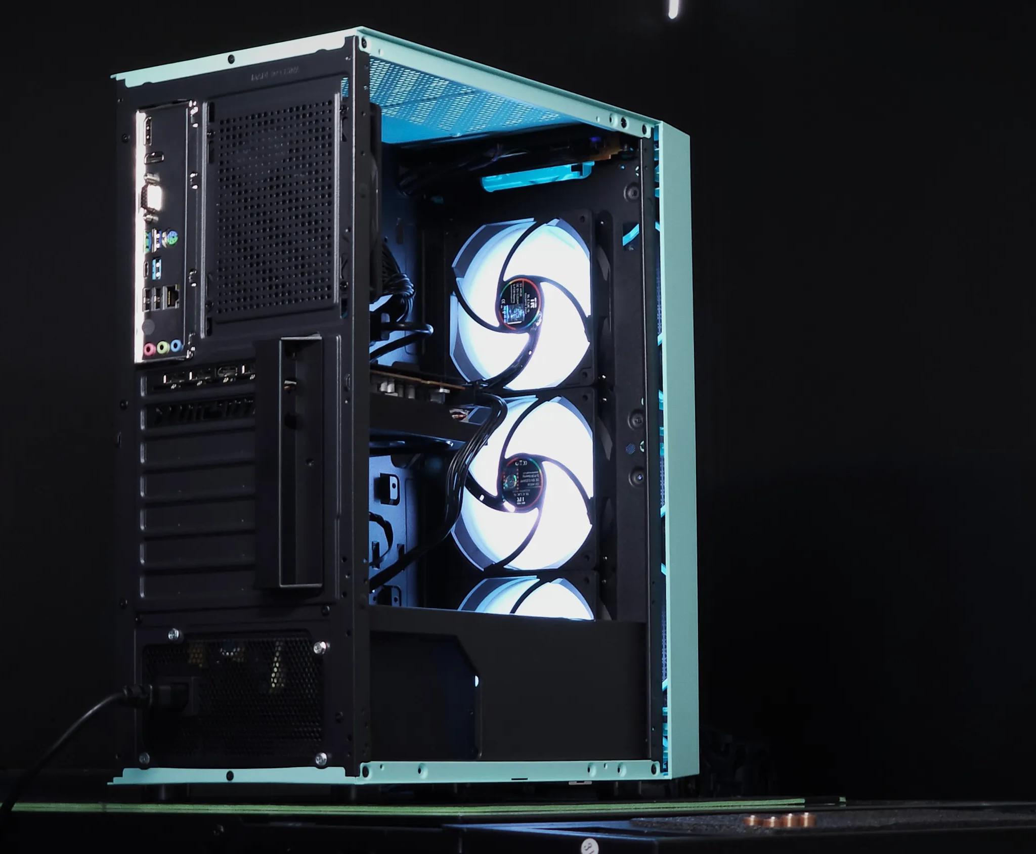 🌊Aqua💠 I5 12600KF/ RX 7600 Gaming PC Computer