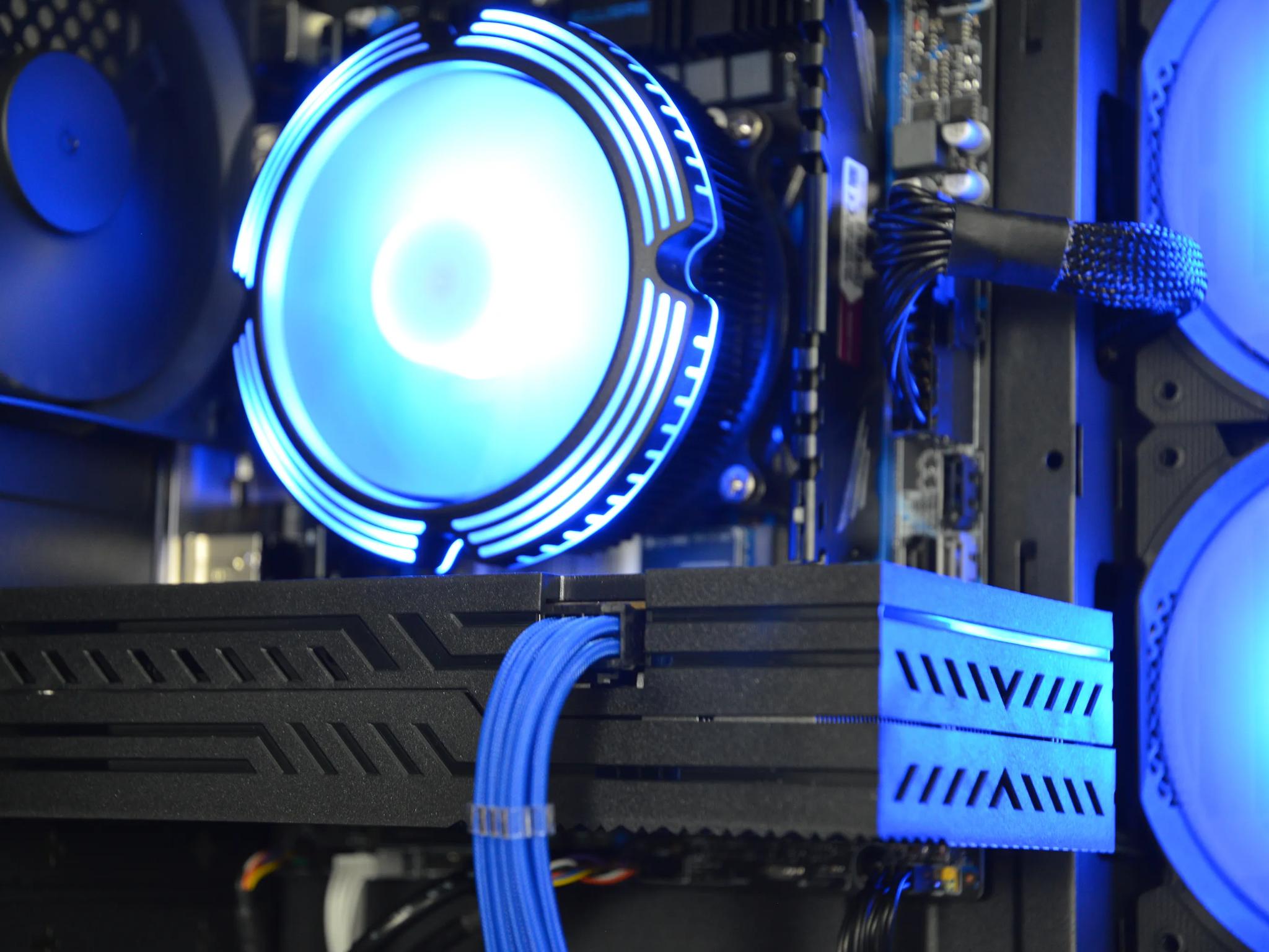🔵⚫️| RX 580 8GB | INTEL XEON E5 2670 V3 | 16GB DDR4 RAM | 1TB NVME SSD | Midnight Ocean |