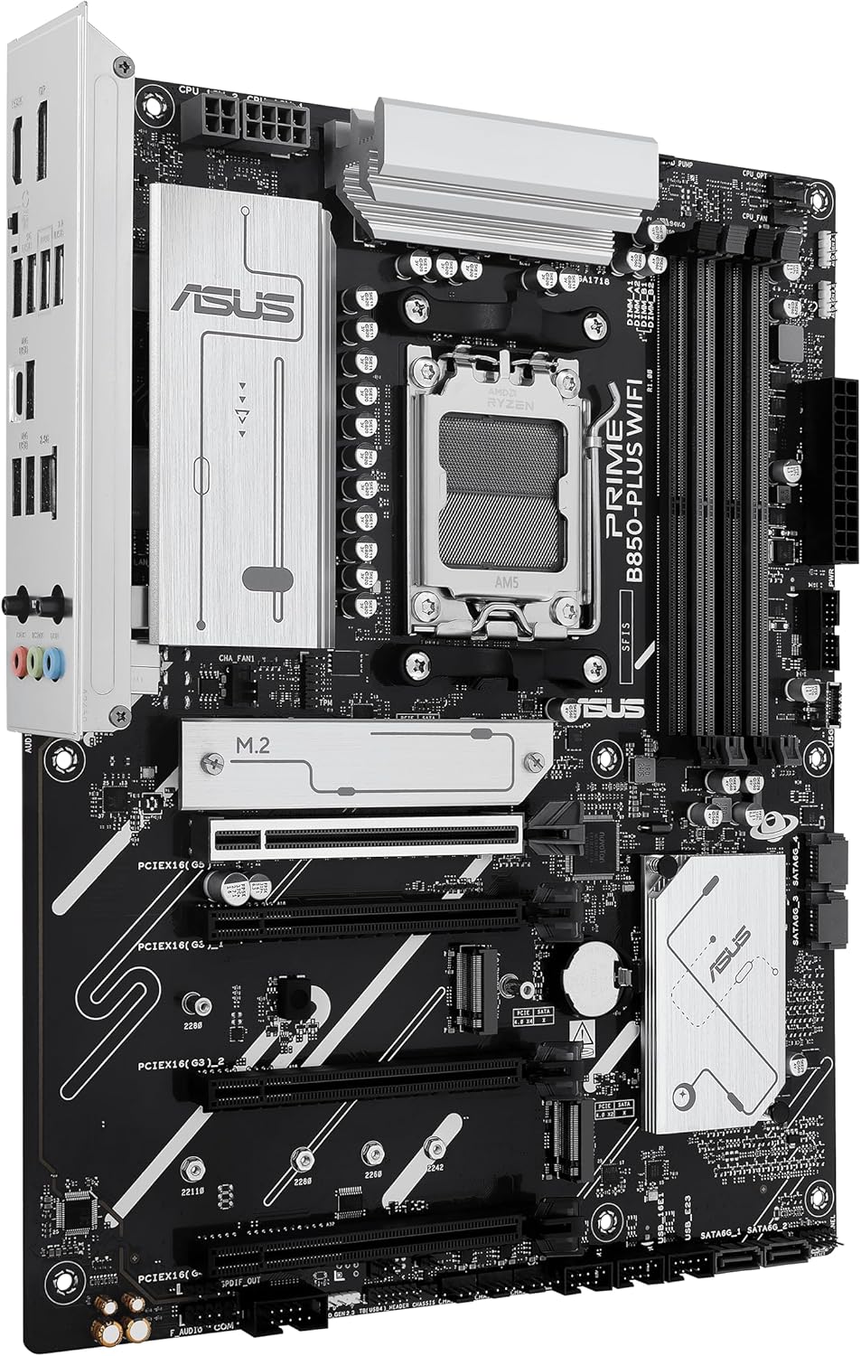 ASUS PRIME B850-PLUS WIFI AMD B850 AM5 DDR5 ATX Desktop Motherboard