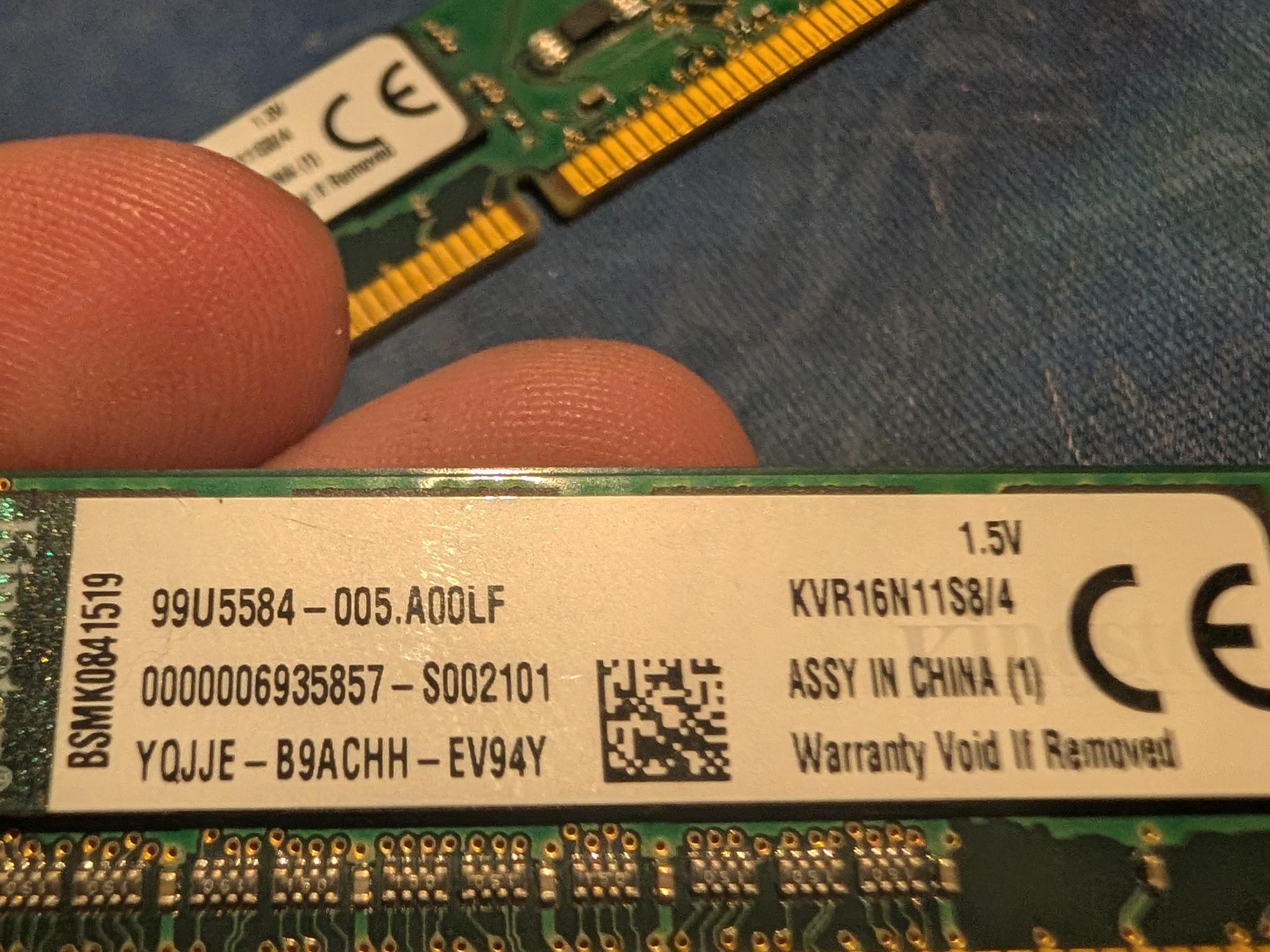 8GB Low profile RAM