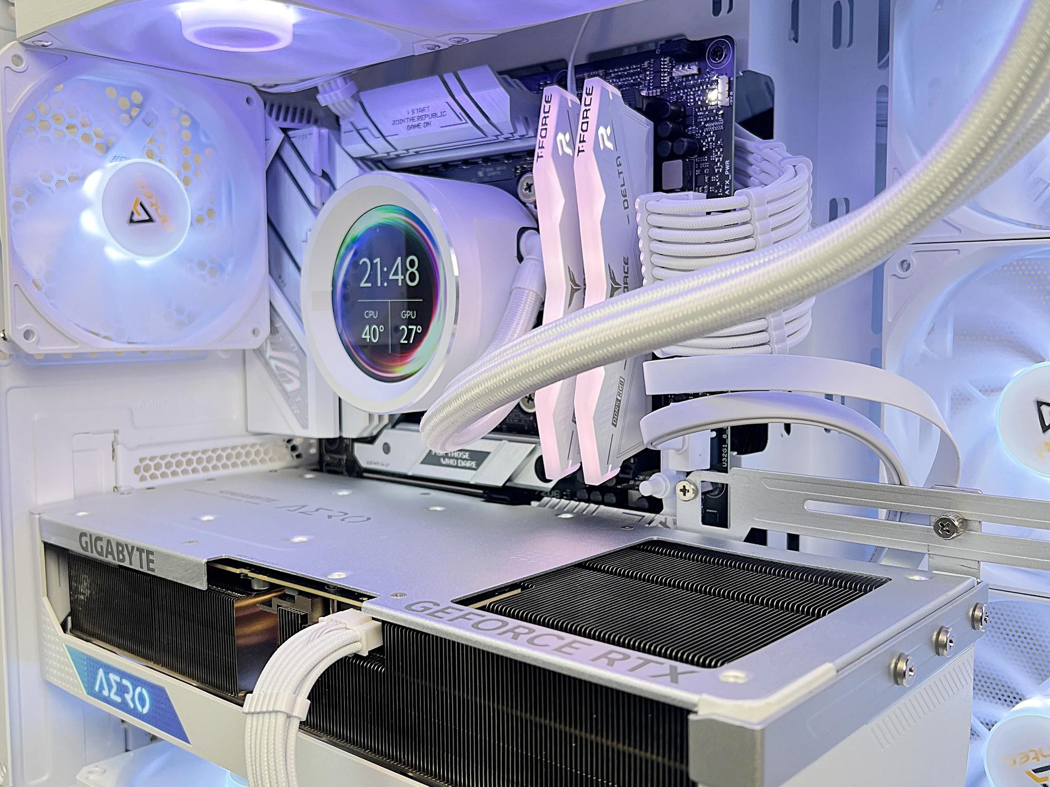 RTX 4080 Aero OC Ryzen 7 7800X3D 32GB DDR5 RAM 4TB M.2 Gaming PC 🤯