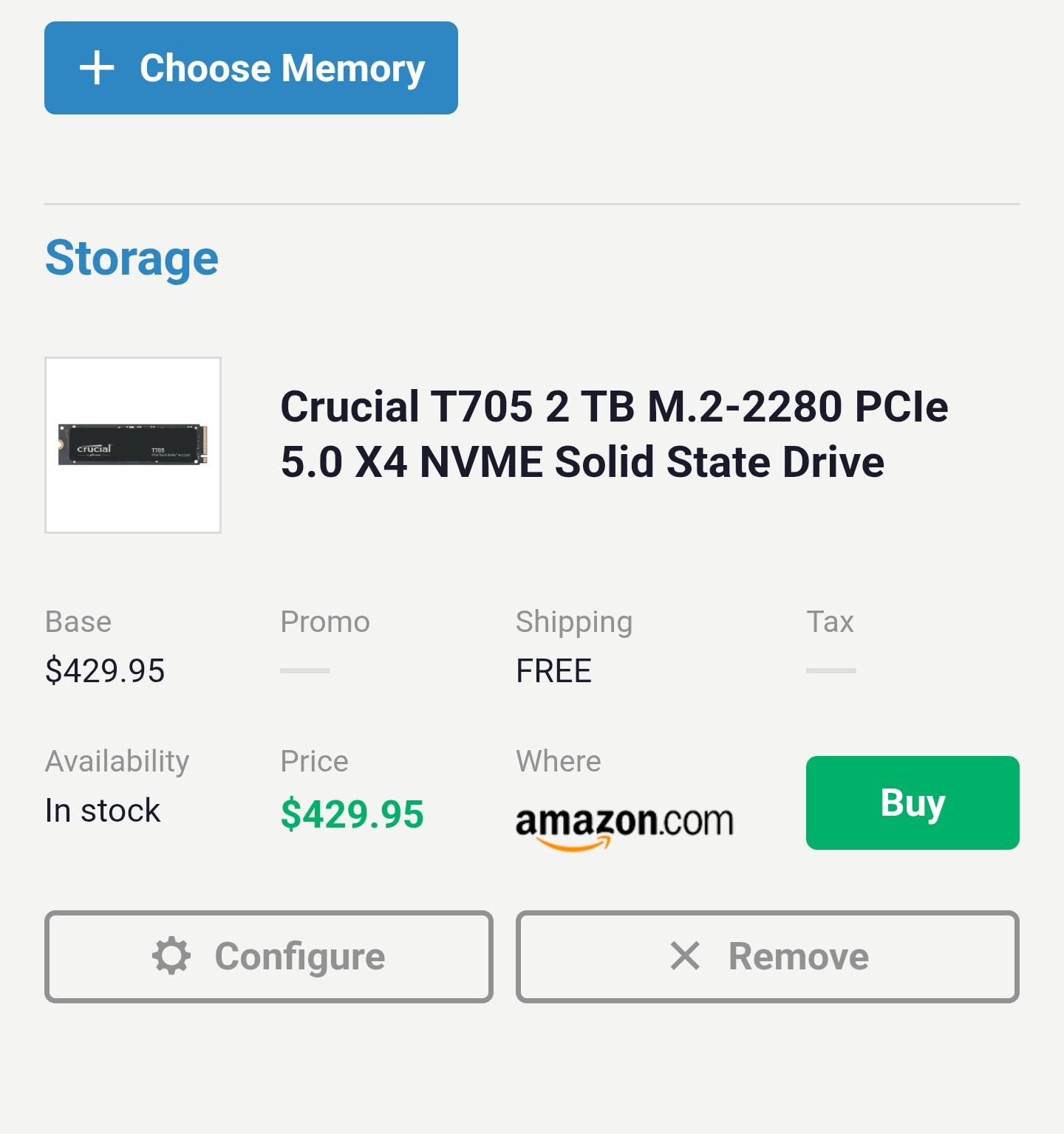 7950x3d/7900xtx/64gb6000mhzram/crucial T705