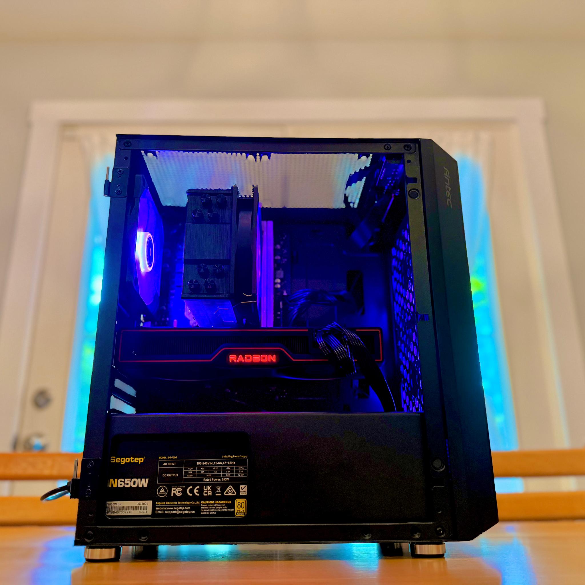 🦇🦛| RX 6700 xt 12gb, Ryzen 5 3500x, 32gb DDR4, 1tb SSD Wifi Equipped Gaming PC