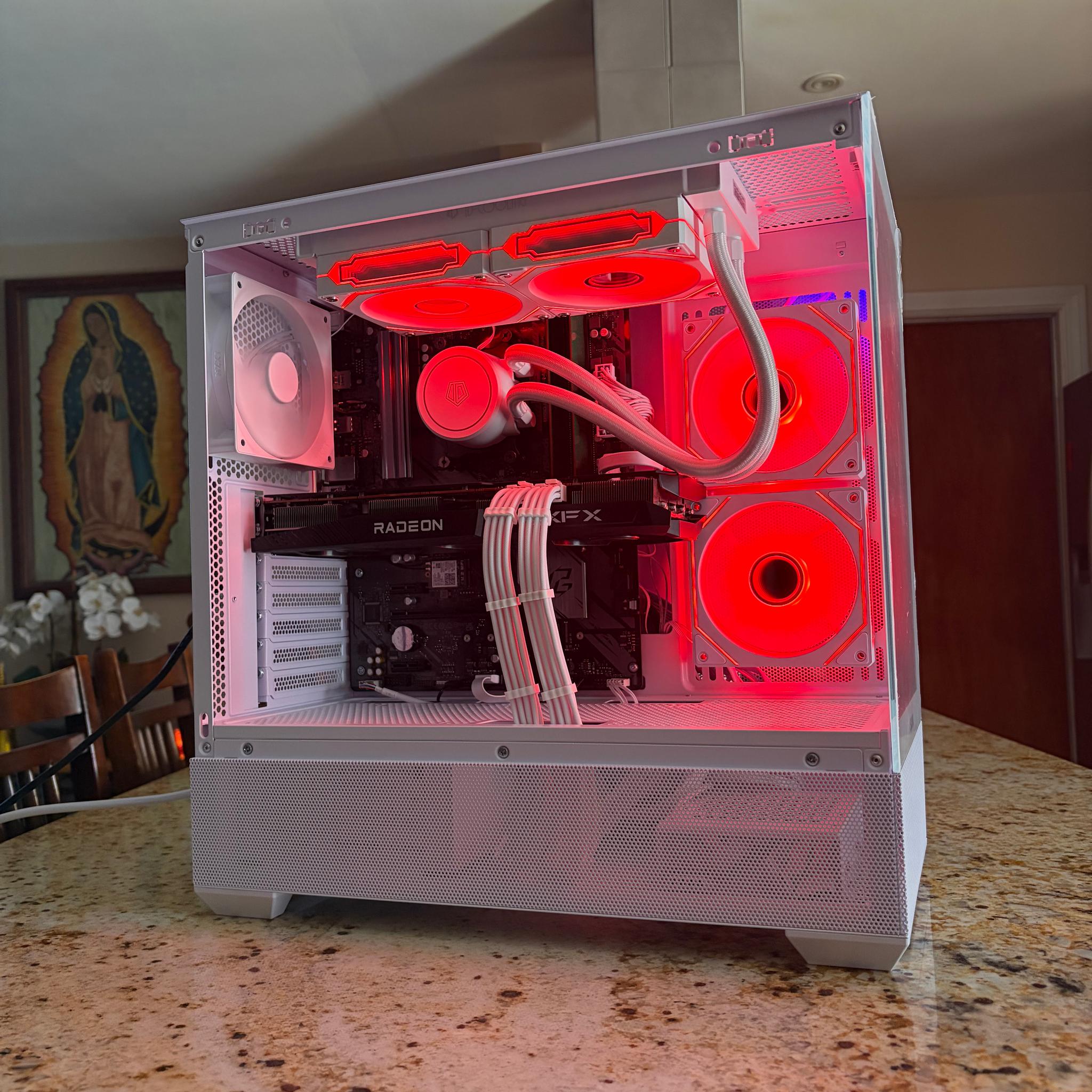White Gaming PC | RX 6700XT 12GB | RYZEN 5 3600 | 16GB RAM | 1TB SATA SSD | Wi-Fi + Bluetooth