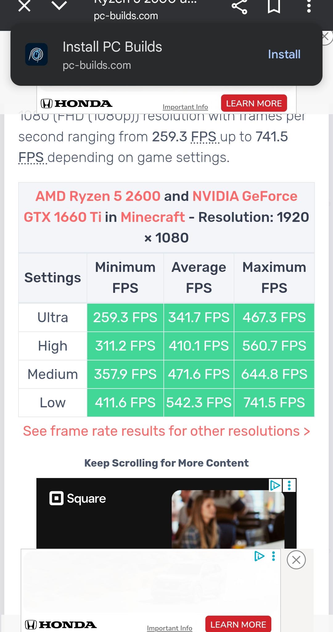1080p High Settings Gaming Computer PC (Ryzen 5 2600, GTX 1660 TI, 16gb DDR4)