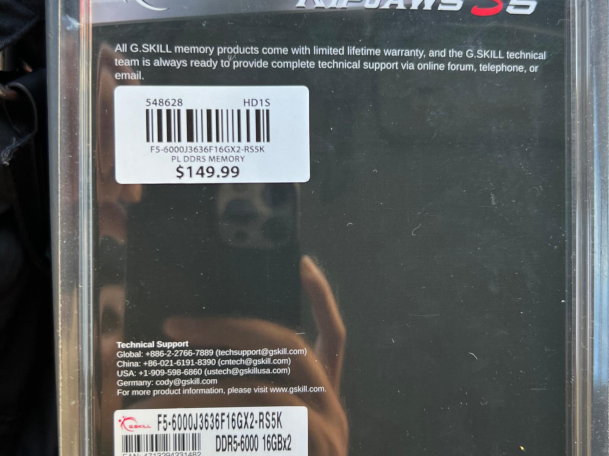 G.Skill Ripjaws S5 Series DDR5 Ram 32GB (2x16)