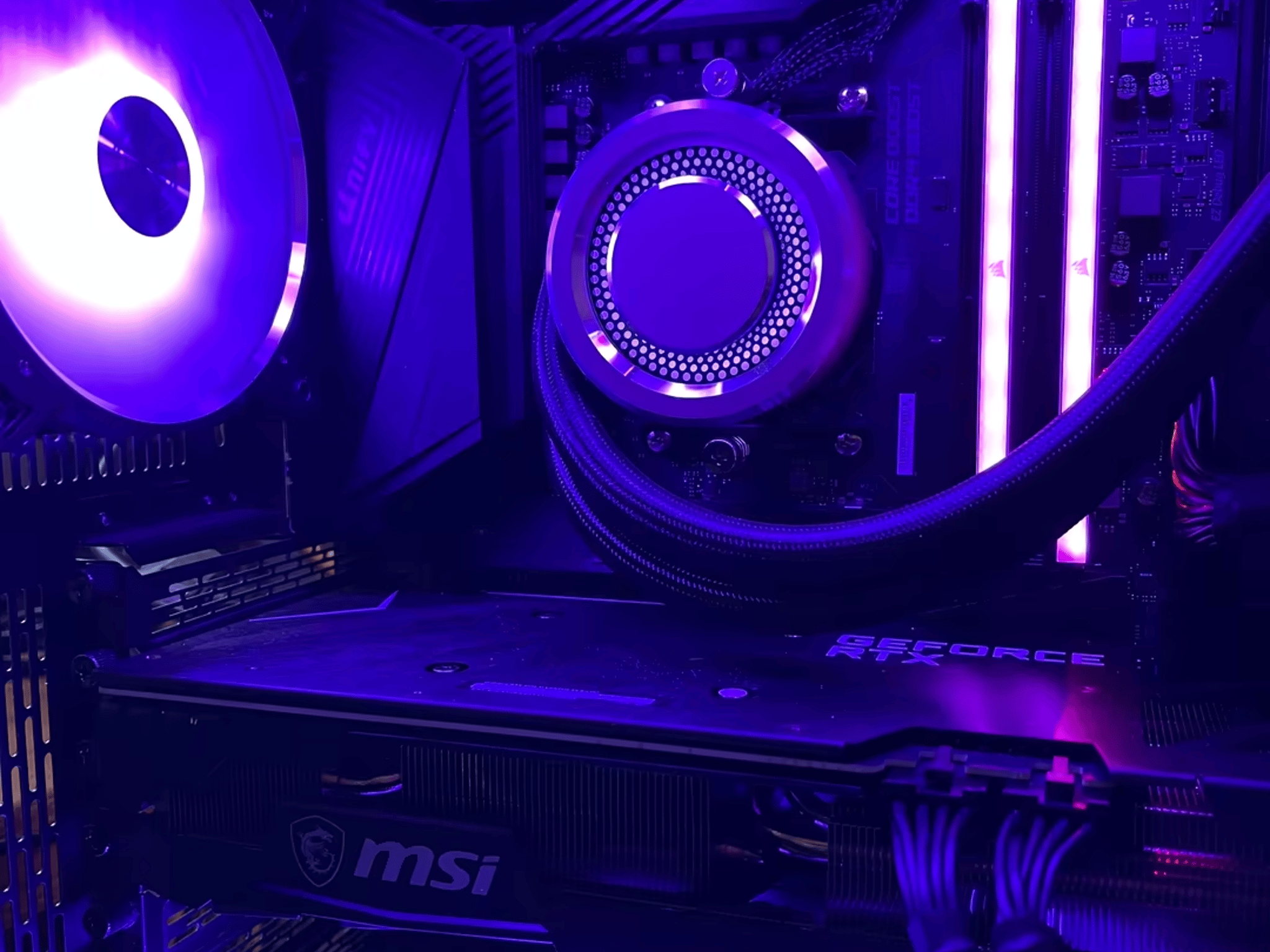 R9 5900x; MSI RTX 3070Ti; 32G 3600Mhz RAM; AIO cooled; MSI Unify x570; 850W Platinum PSU