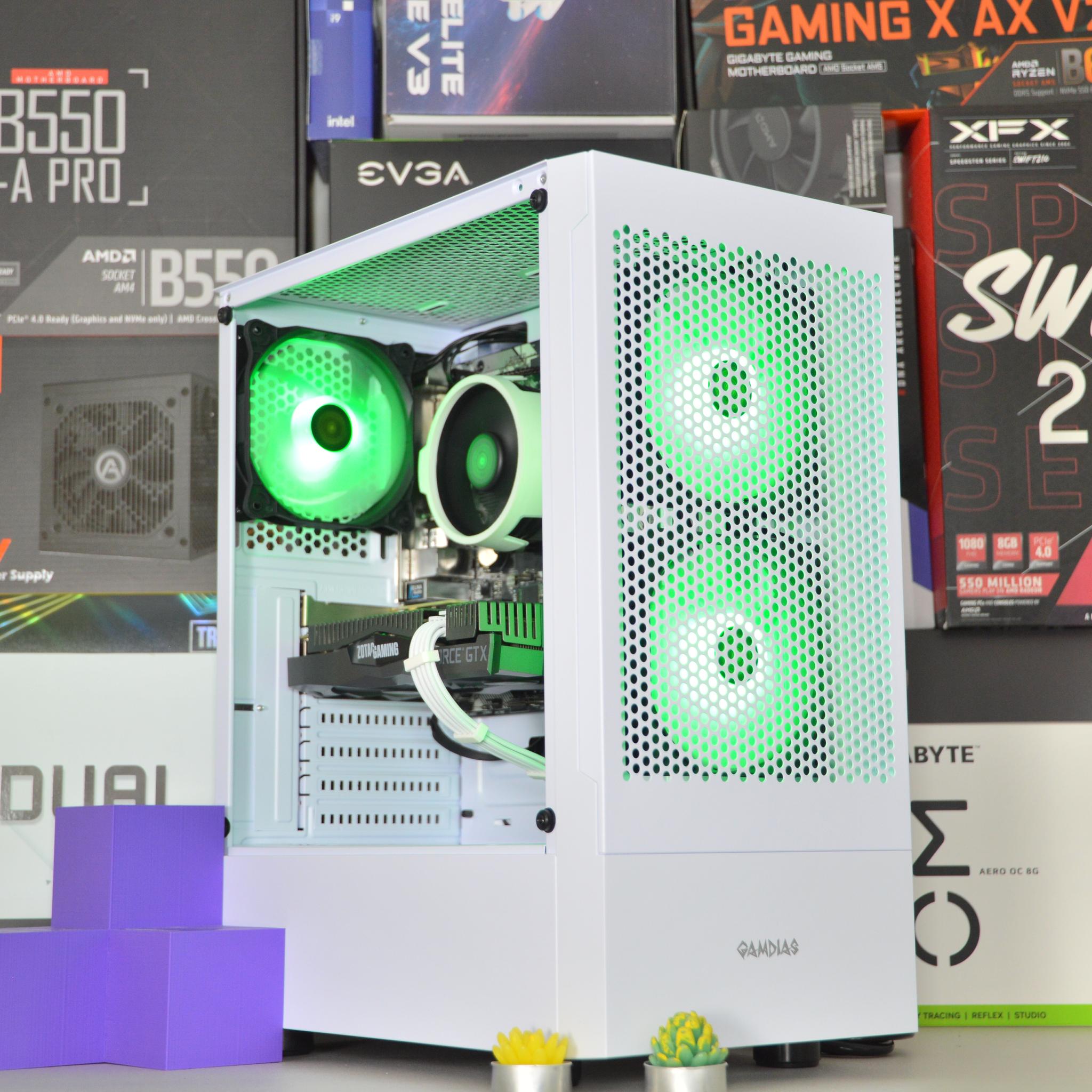 ⚪🟣| GTX 1660 Ti 6GB | RYZEN 5 3500 | 16GB DDR4 RAM | 512 GB NVME SSD | Violet Skies |