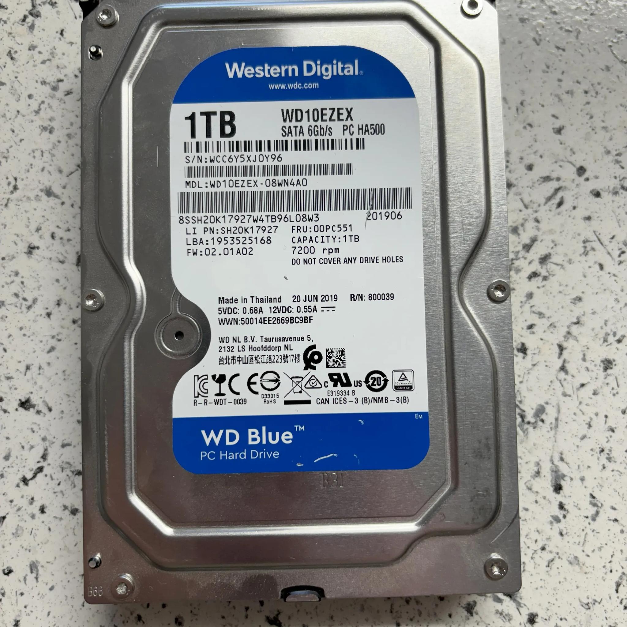 Western Digital Blue 1TB HDD