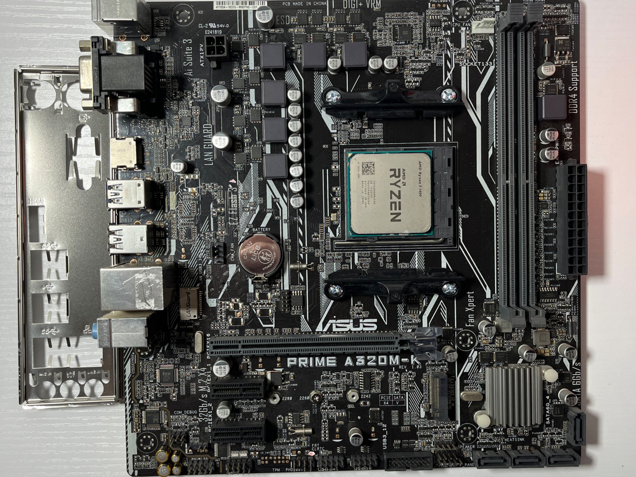 Combo! CPU & Motherboard, Ryzen 5 1400