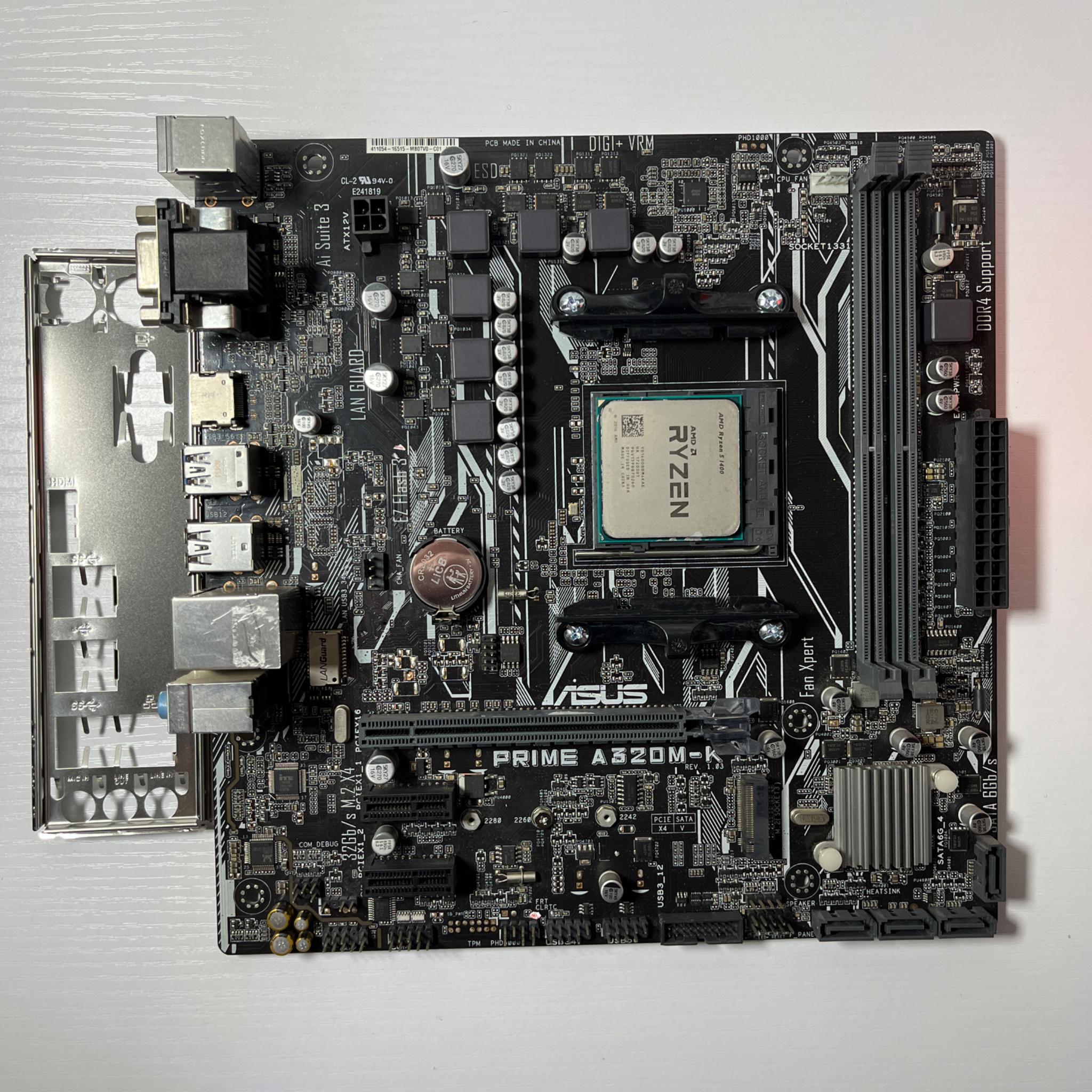 Combo! CPU & Motherboard, Ryzen 5 1400