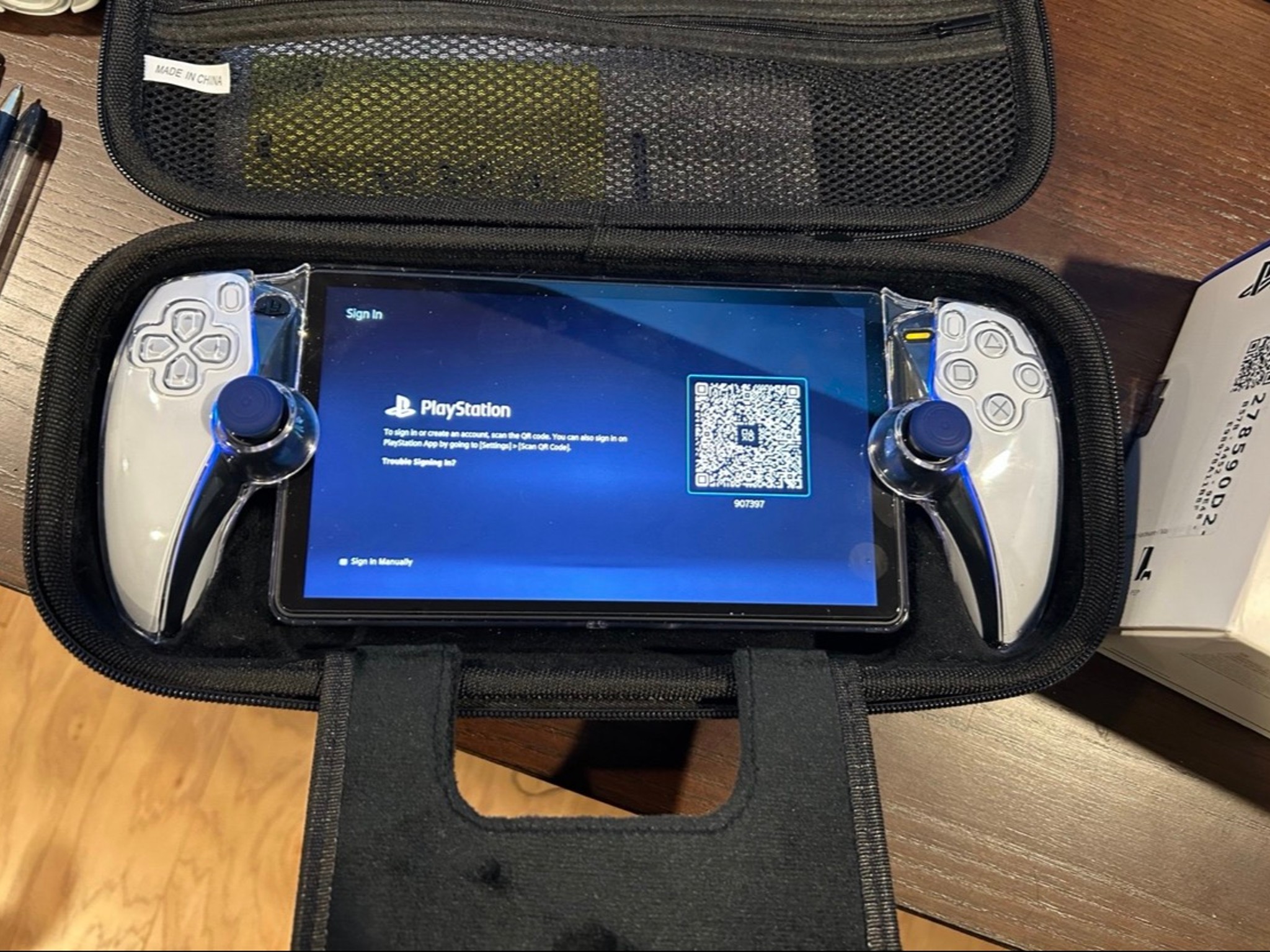 PlayStation Portal with accessories
