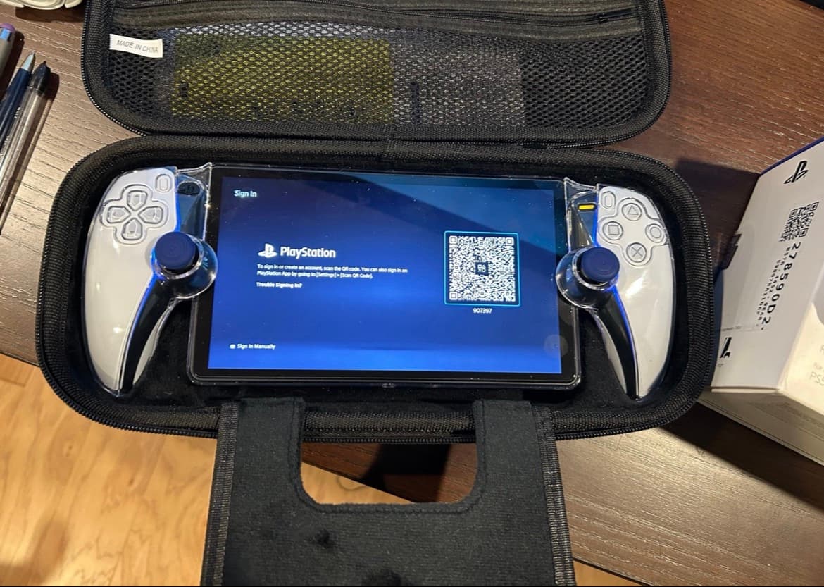 PlayStation Portal with accessories