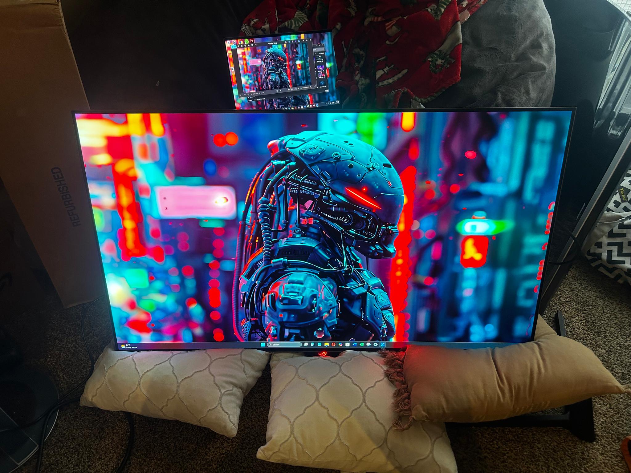 ASUS ROG 48” OLED Gaming Monitor - 4K Resolution (3840x2160) - 138hz Refresh Rate (PG48UQ)