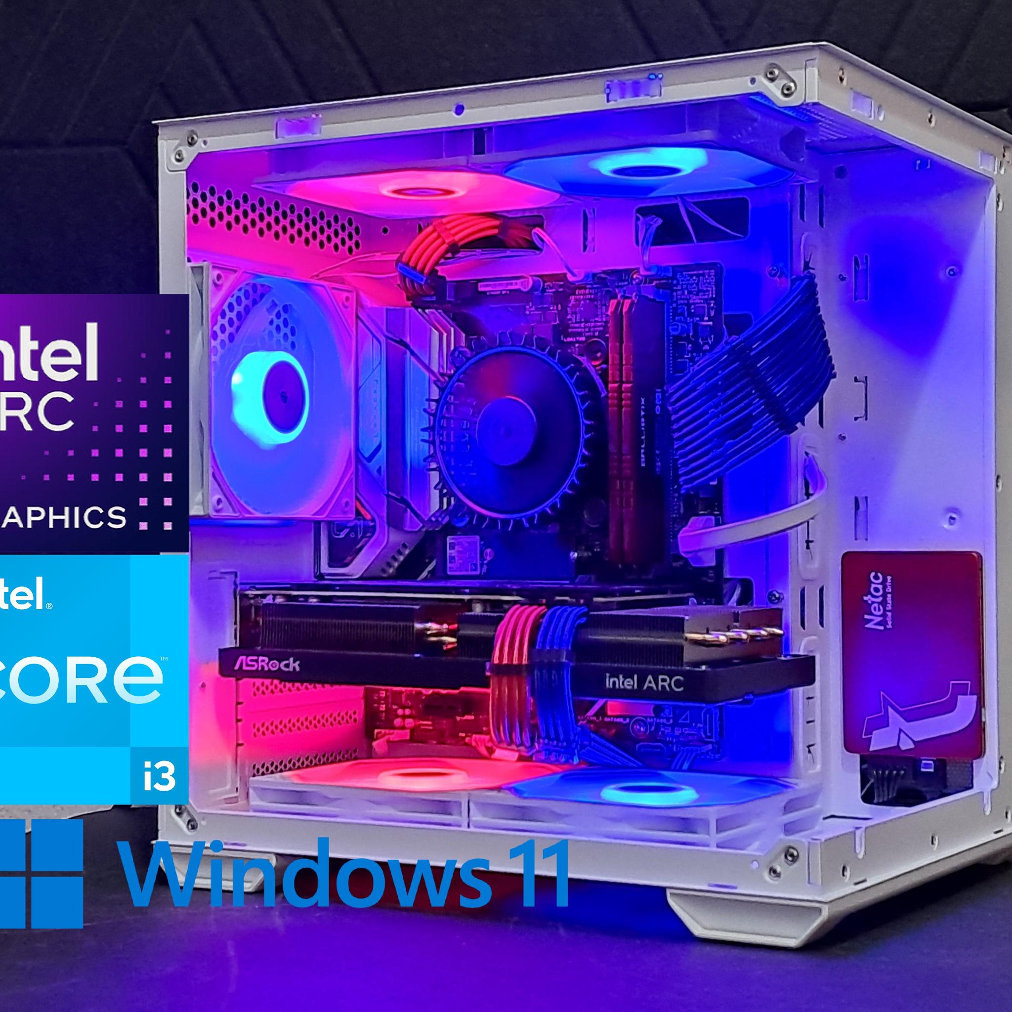 🗽Born in the USA🦅Intel Gaming PC | Arc A580 | Core i3-12100 | 16GB DDR4