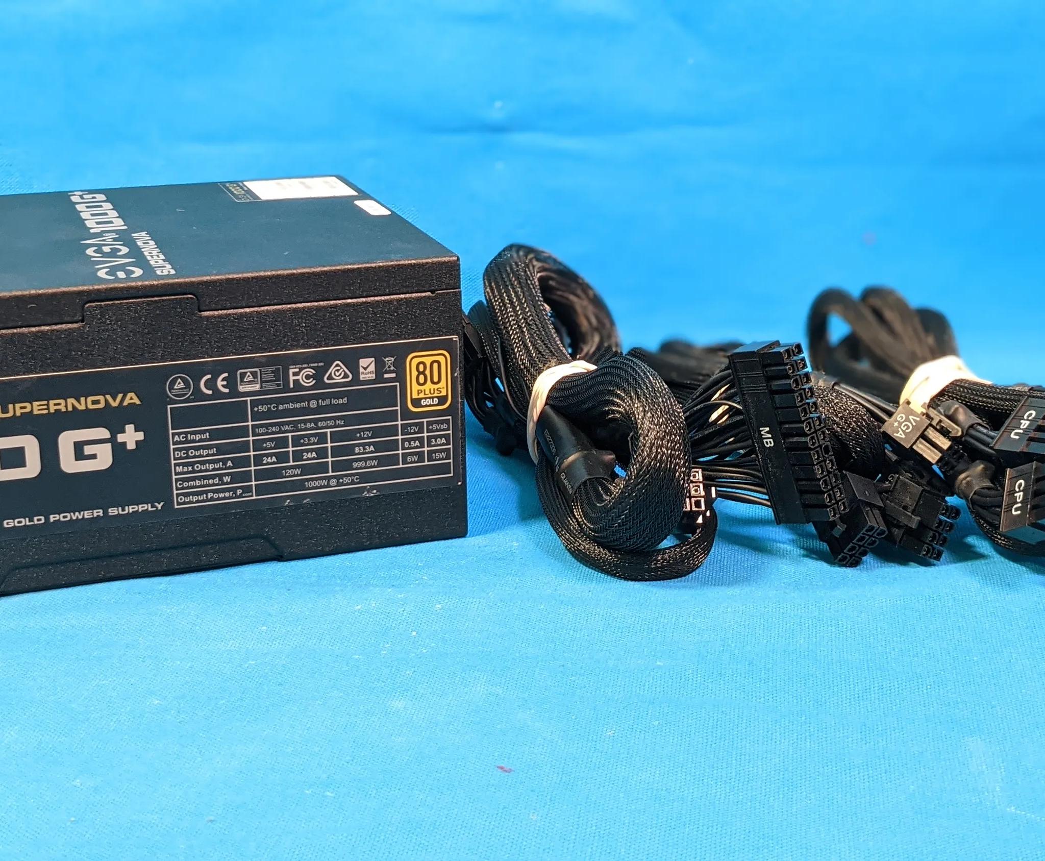 EVGA SuperNOVA 1000 G+ 1000W 80+ Gold Fully-Modular ATX Desktop PSU - 4266646745