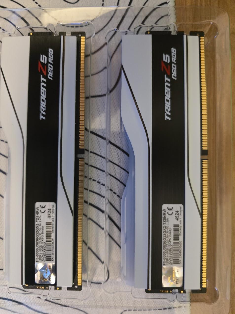 G.SKILL Trident Z5 Neo RGB Expo DDR5 64GB 2x32GB 6000MT CL30-36-36-96 F5-6000J3036G32GX2-TZ5NRW