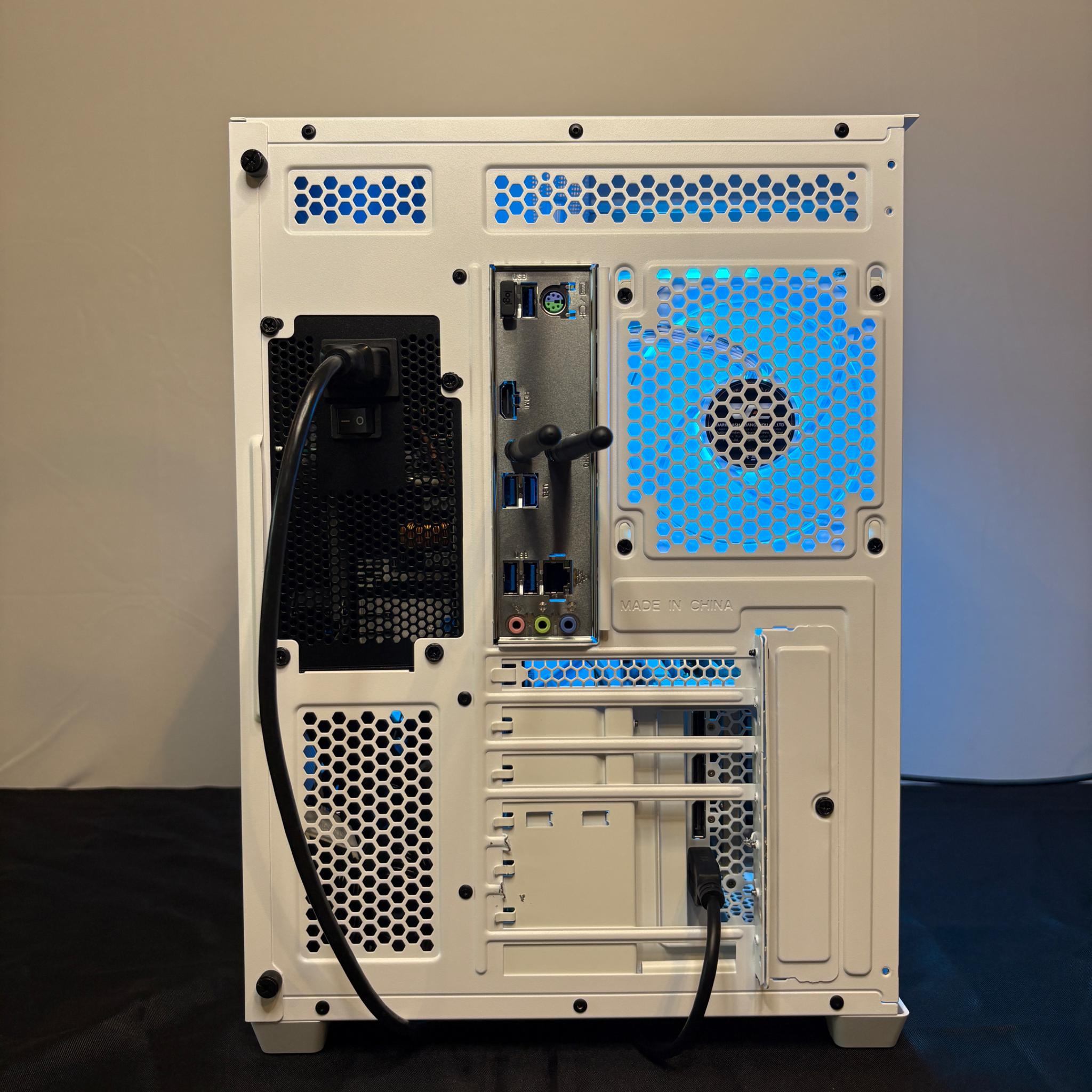 🤍 Aesthetic Gaming PC 💙 | Nvidia RTX 4060 Ti | Ryzen 7 5700X | 1TB SSD
